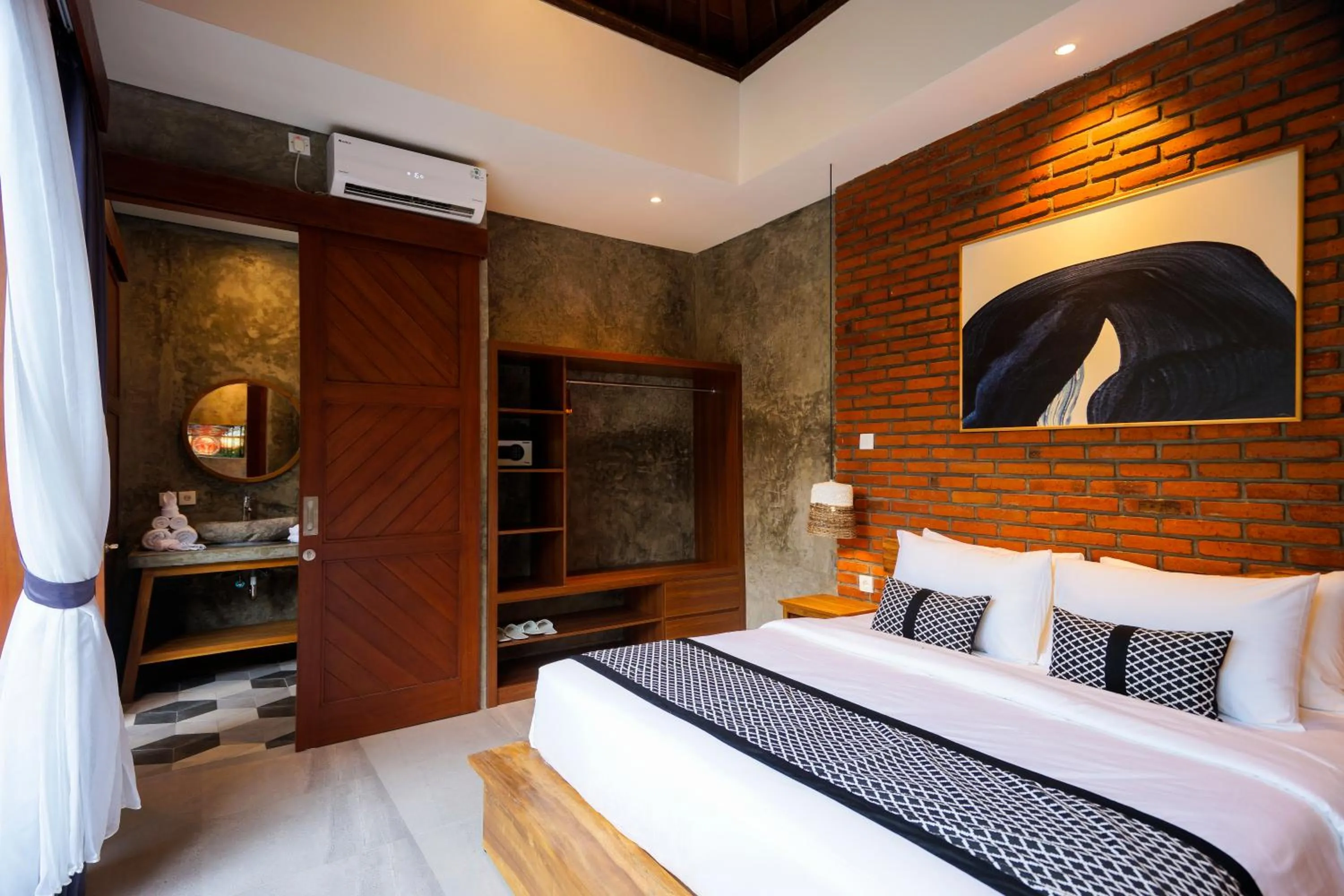 Bed in La Isla Villas Bali