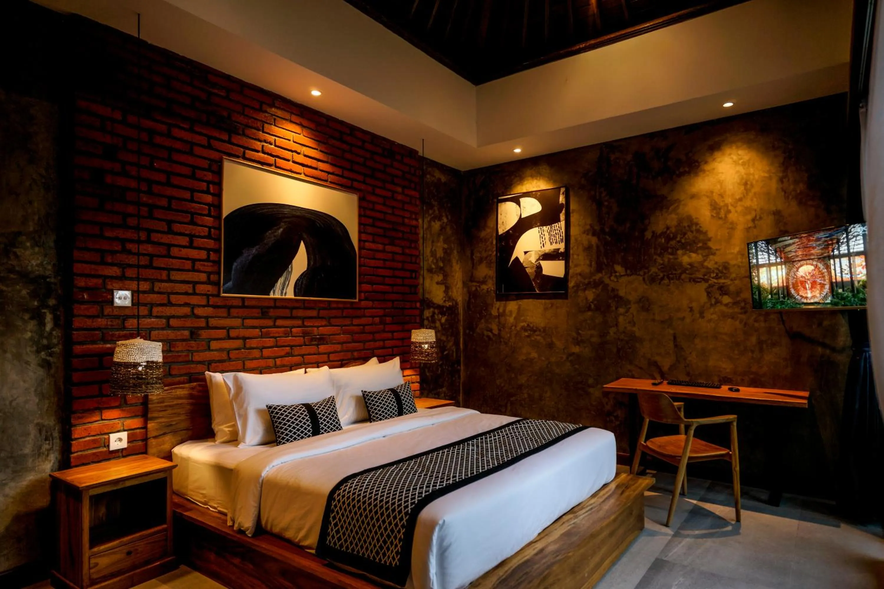 Bed in La Isla Villas Bali