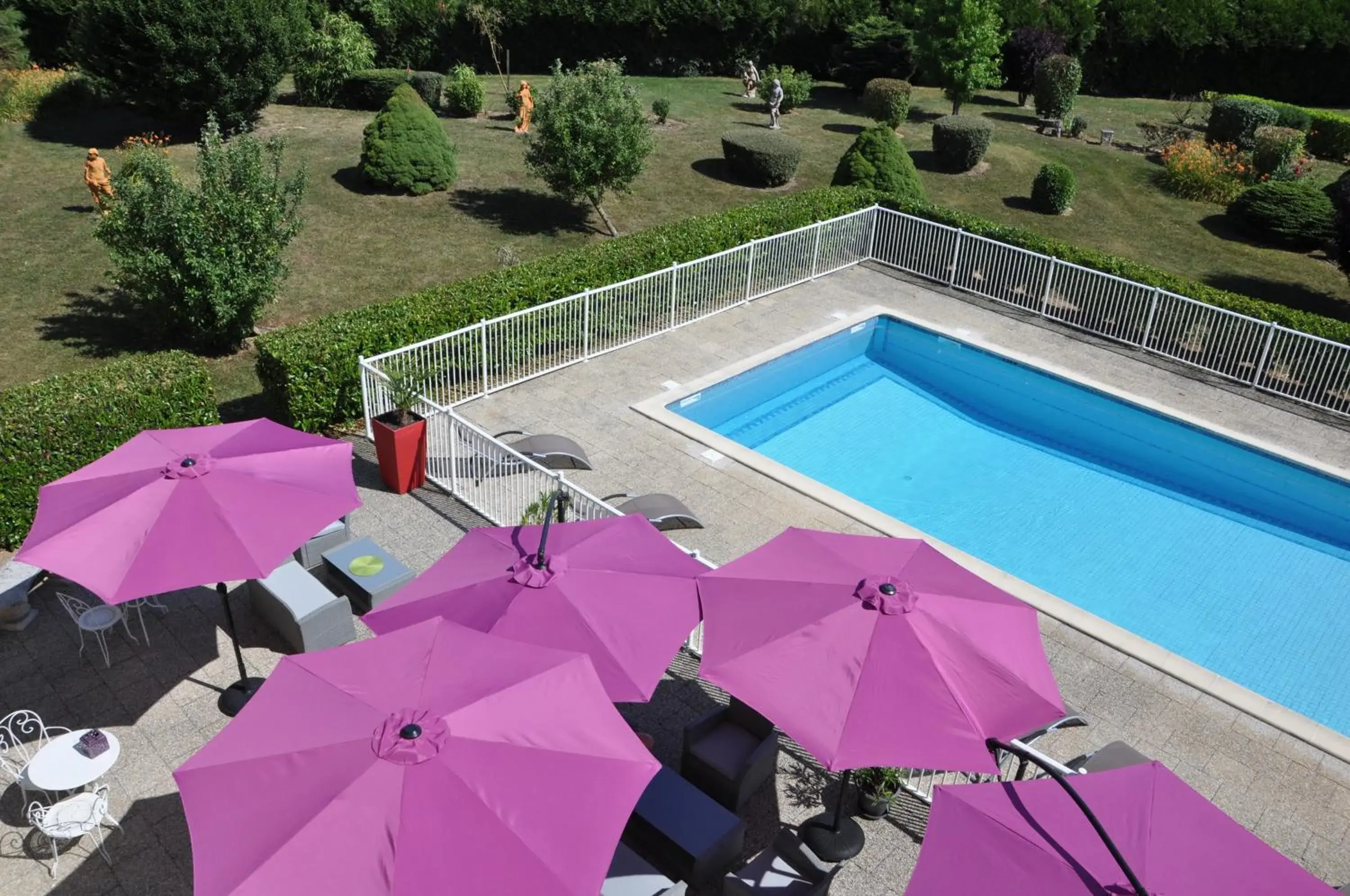 Pool view in ibis Styles Gien Pool view in ibis Styles Gien