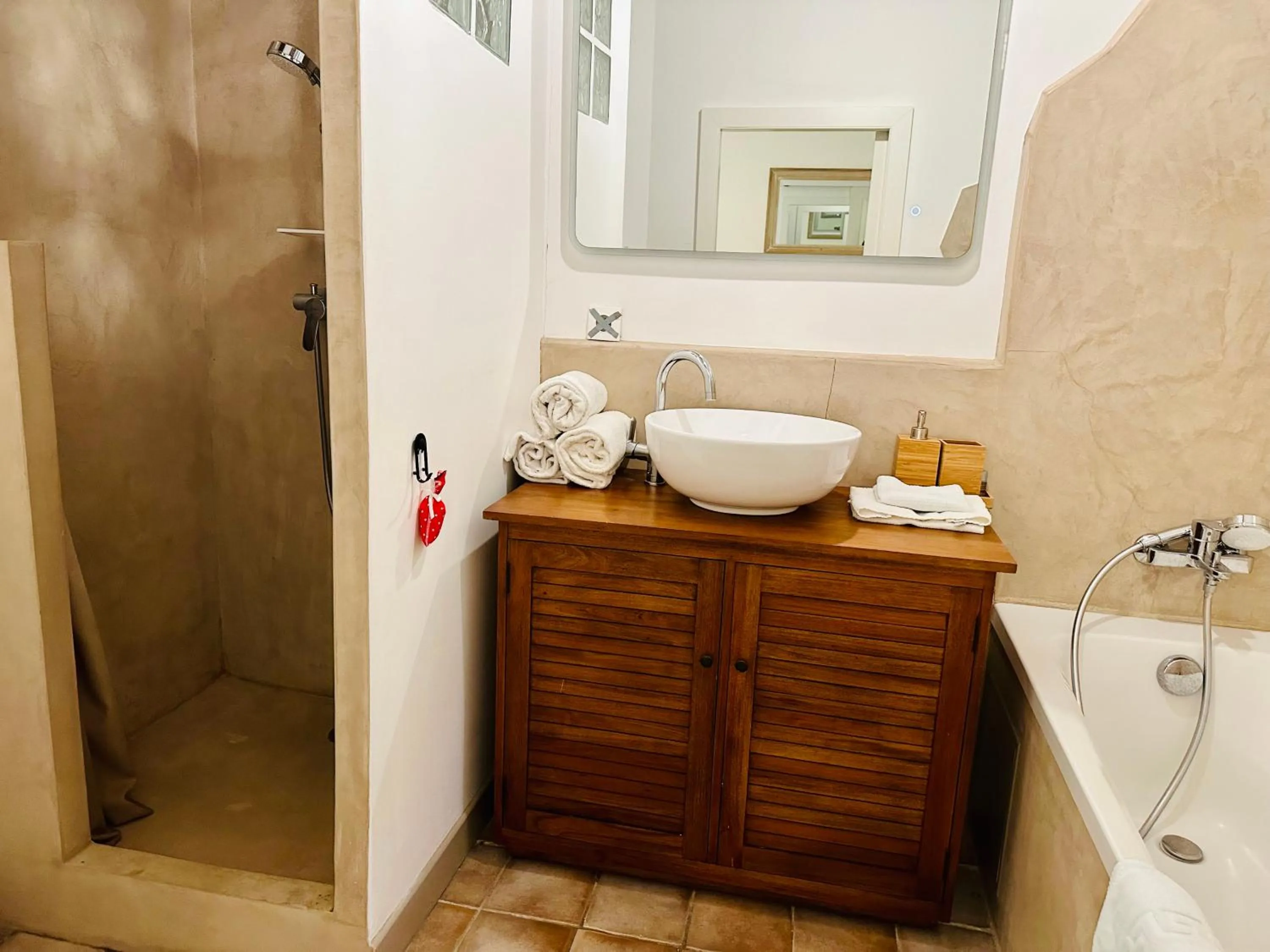 Shower in Le Pavillon Vert - B&B