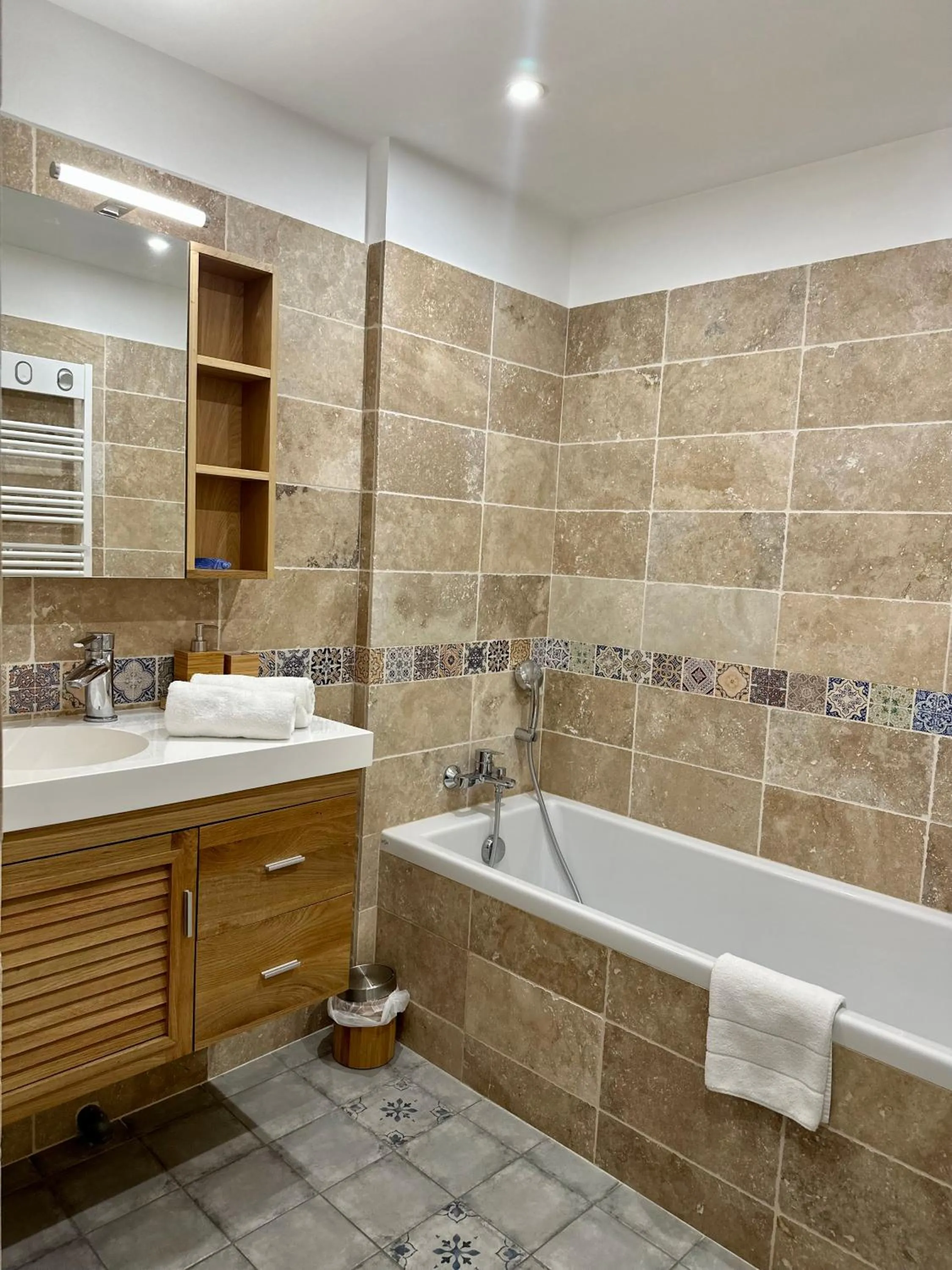 Bathroom in Le Pavillon Vert - B&B