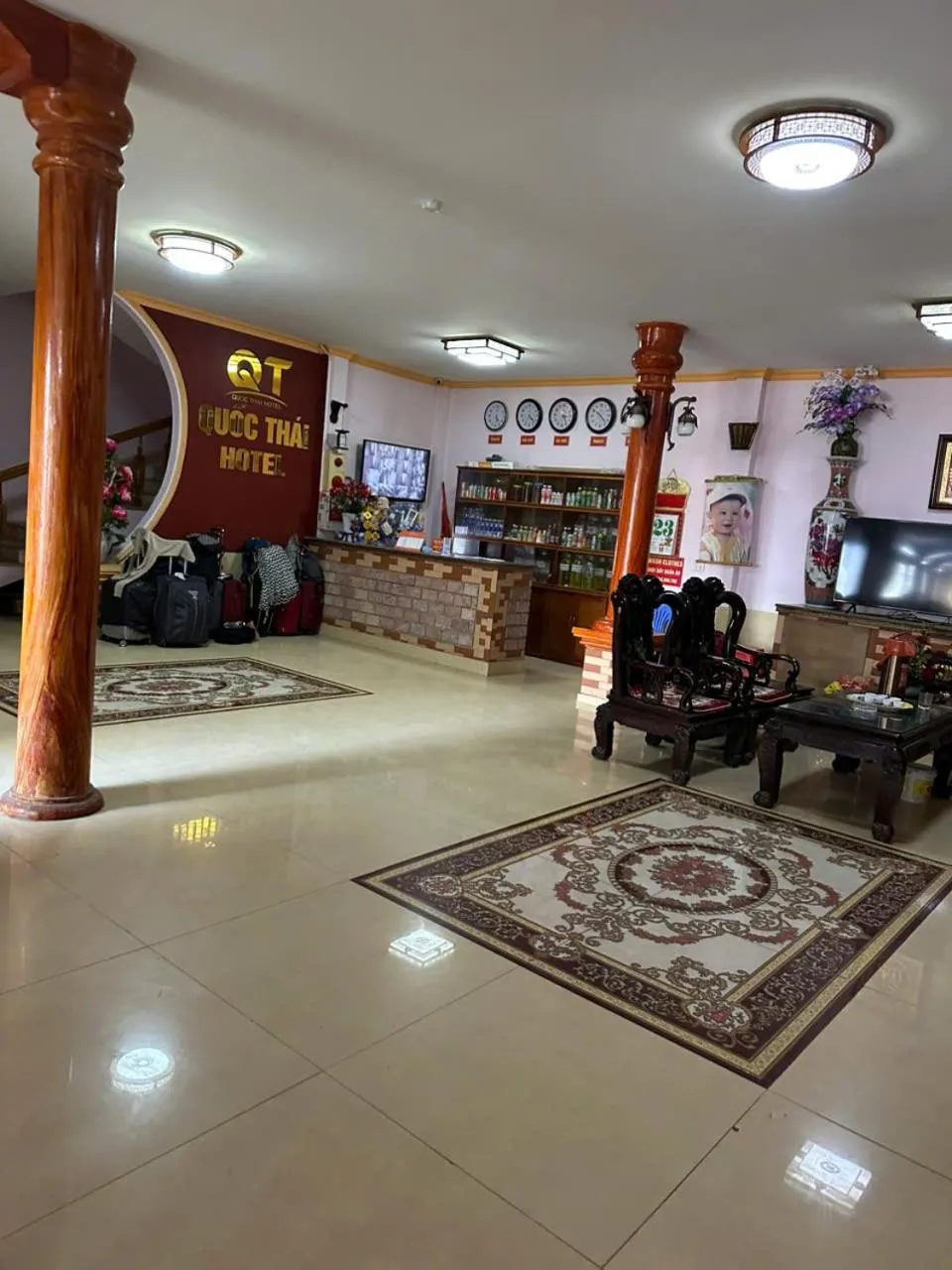 Living room in Quoc Thai Sapa Hotel