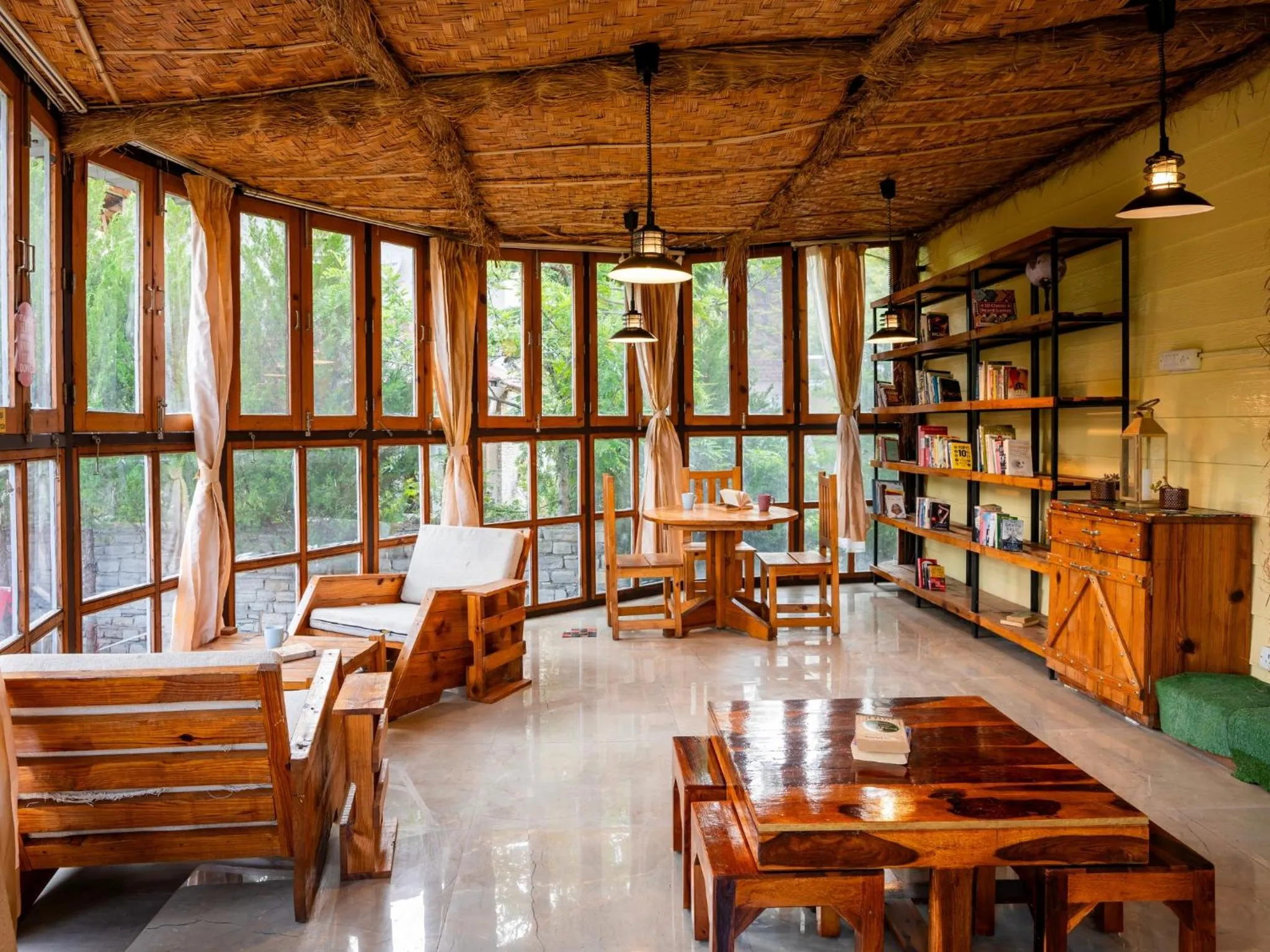 Seating area in Moustache Select Mukteshwar