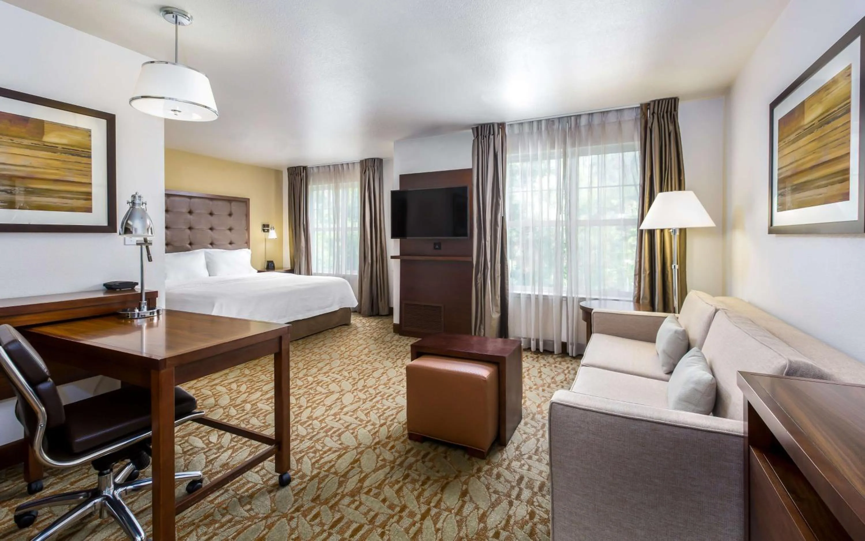 Bedroom, Bed in Homewood Suites by Hilton Newark Fremont