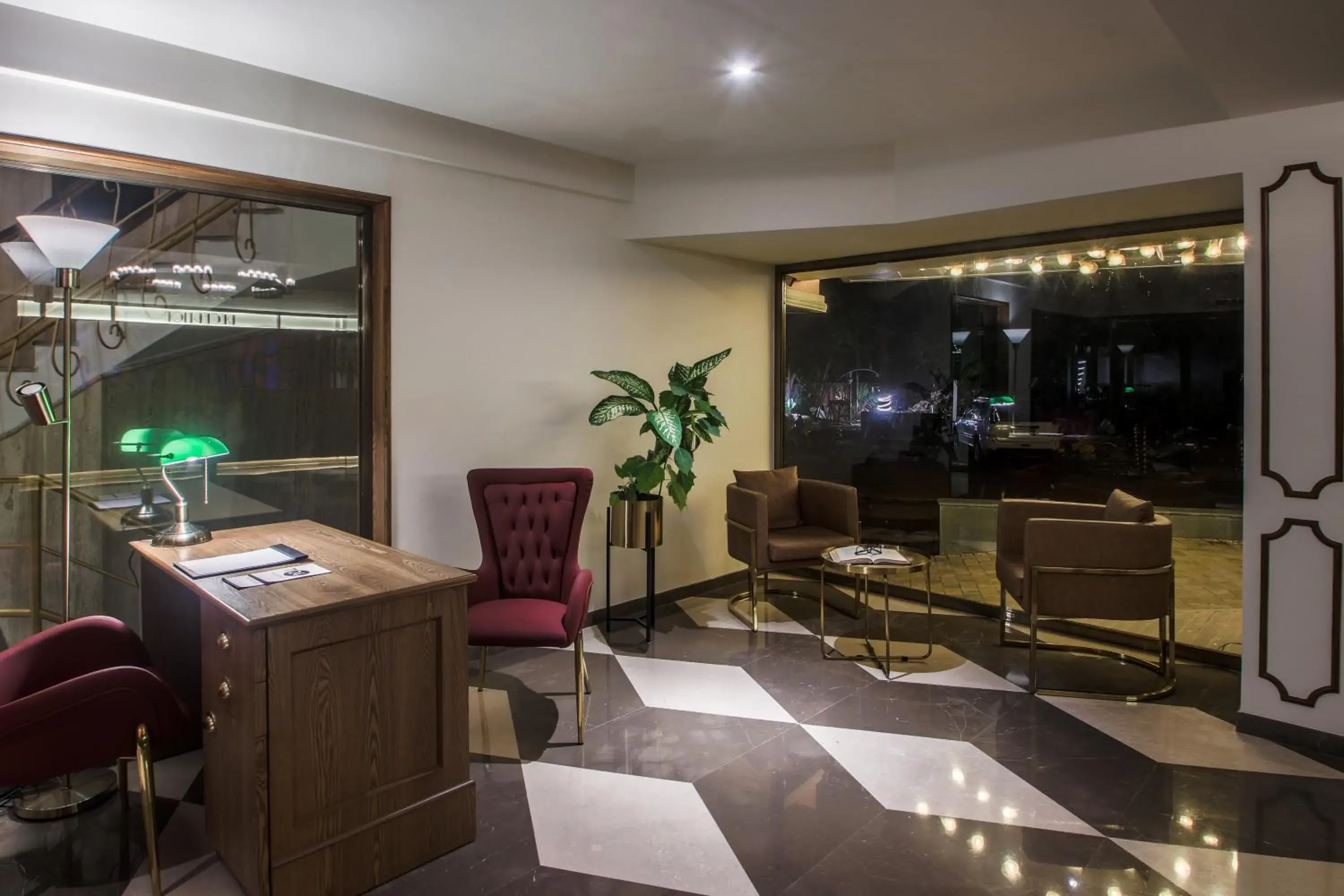 Lobby or reception in T24 Retro Lobby or reception in T24 Retro