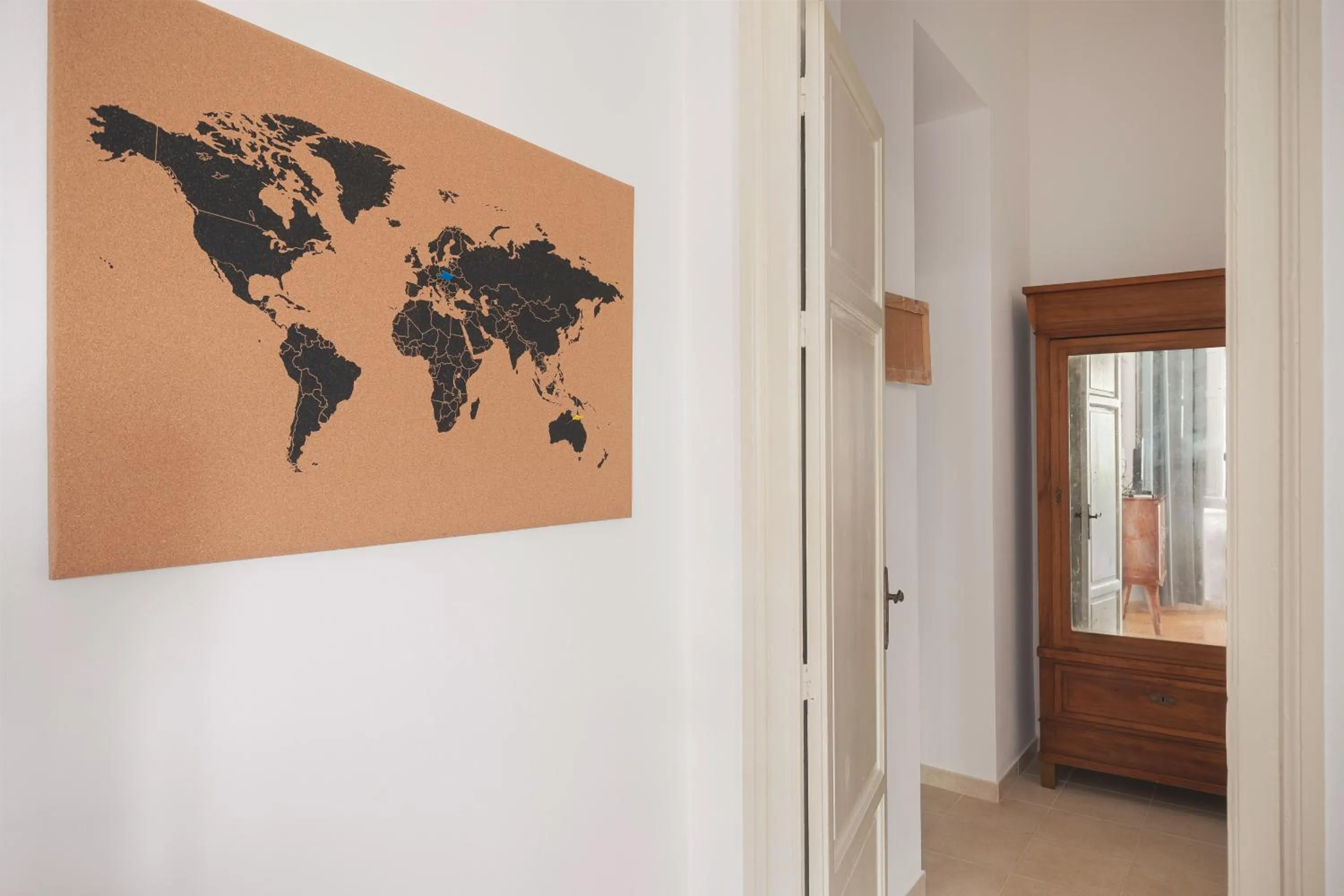 Decorative detail in Villa Edera Rental Room