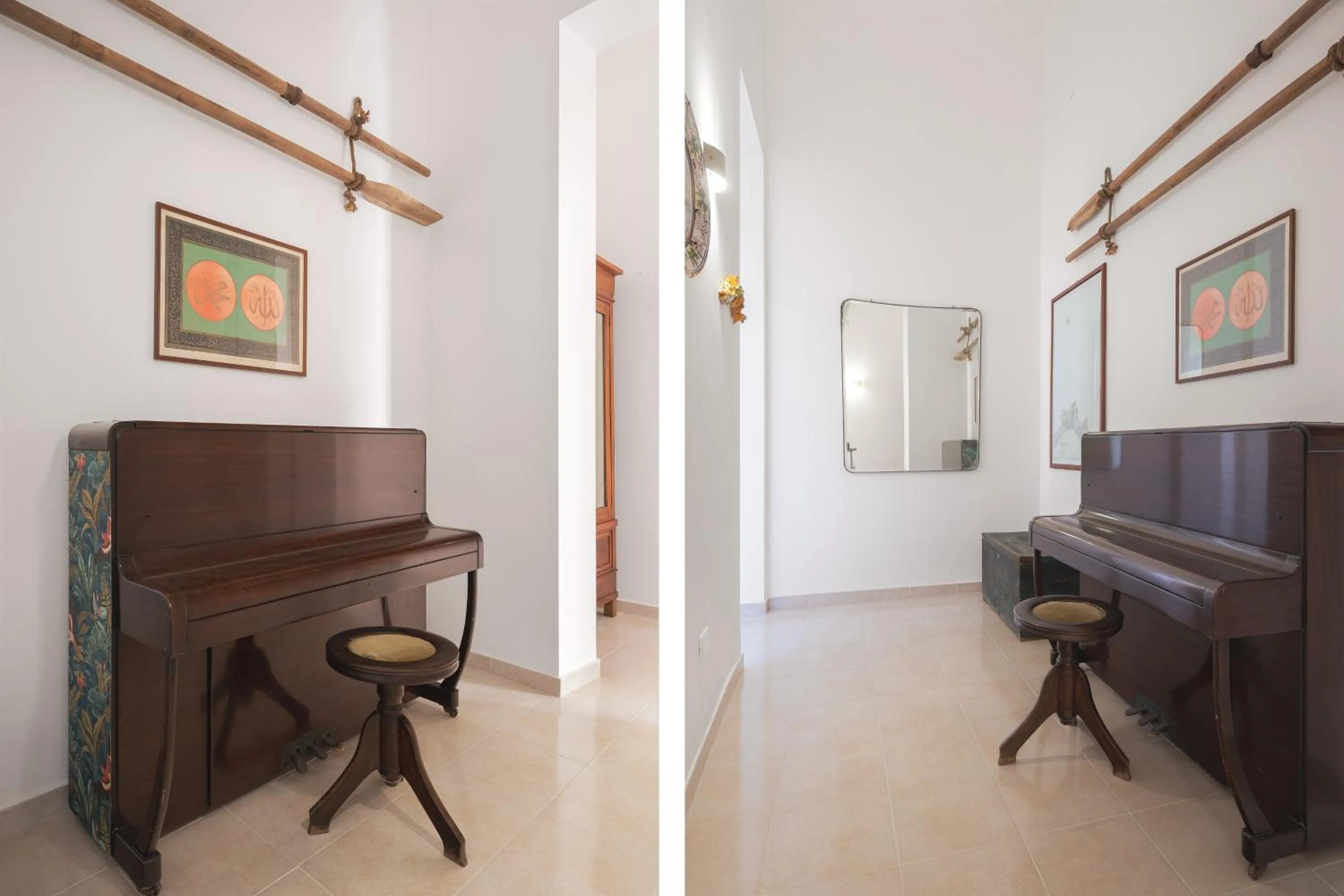 Decorative detail in Villa Edera Rental Room