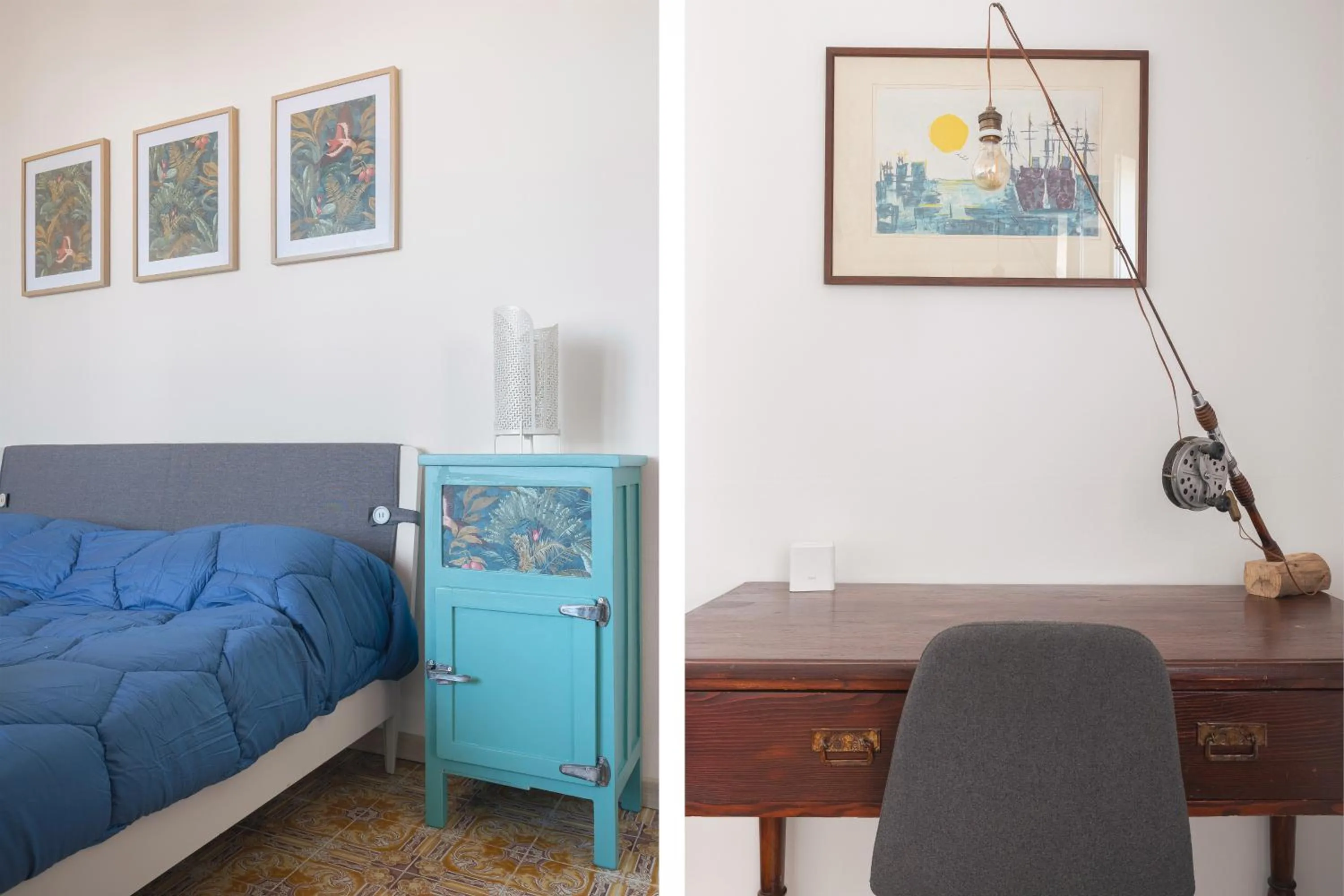 Bed in Villa Edera Rental Room