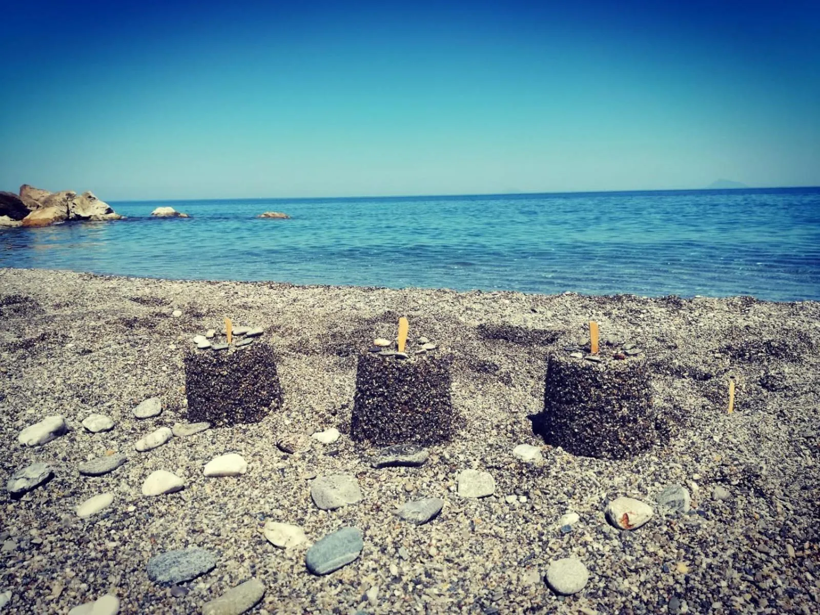 Beach in Living Piraino case vacanze