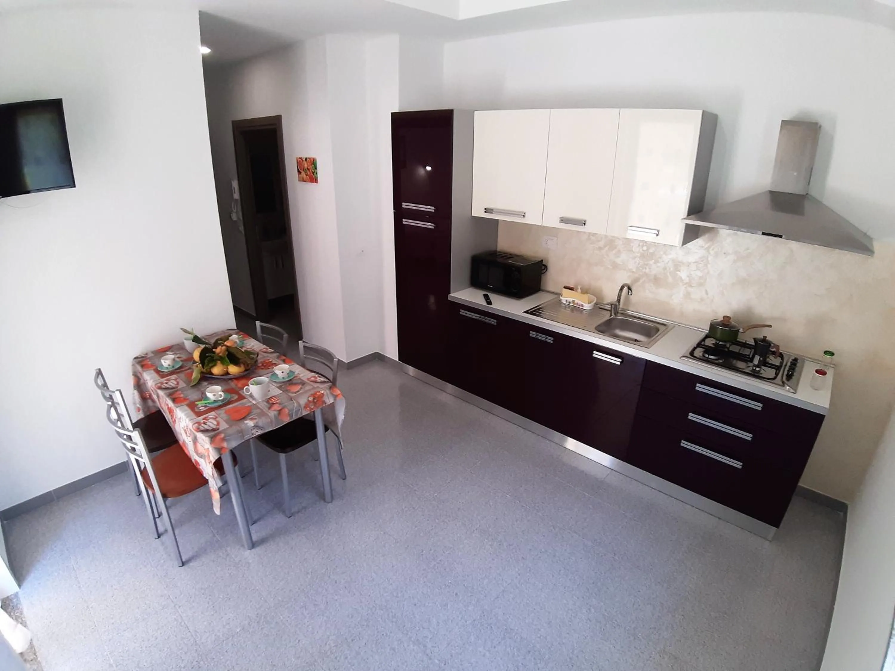 Bed in Living Piraino case vacanze