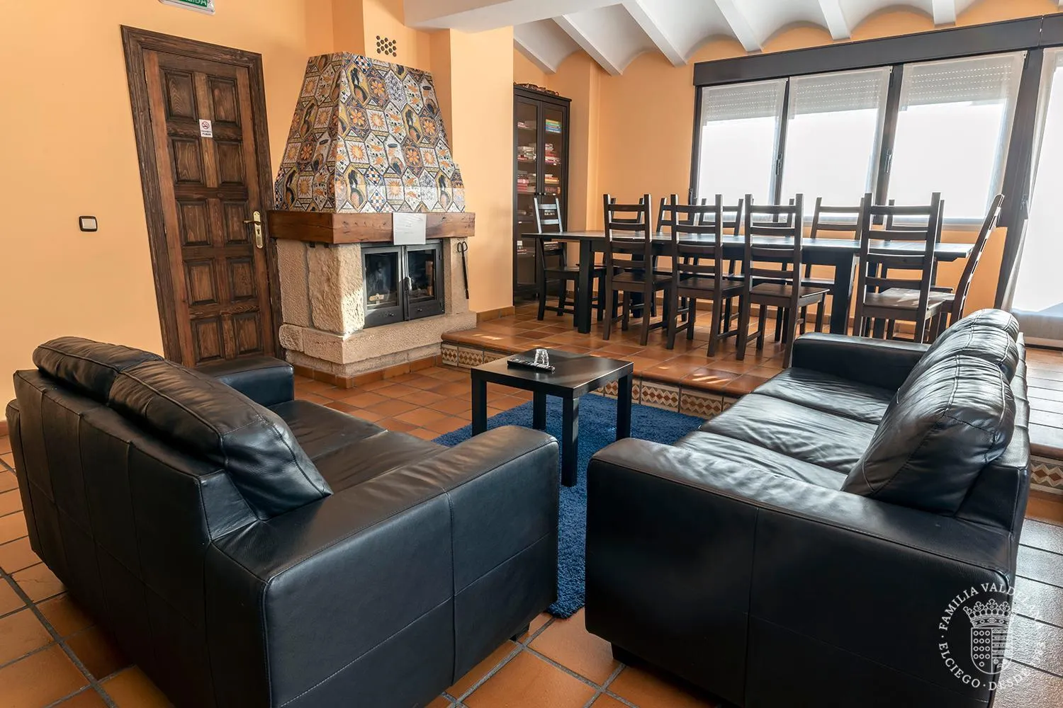 Communal lounge/ TV room in Agroturismo Valdelana