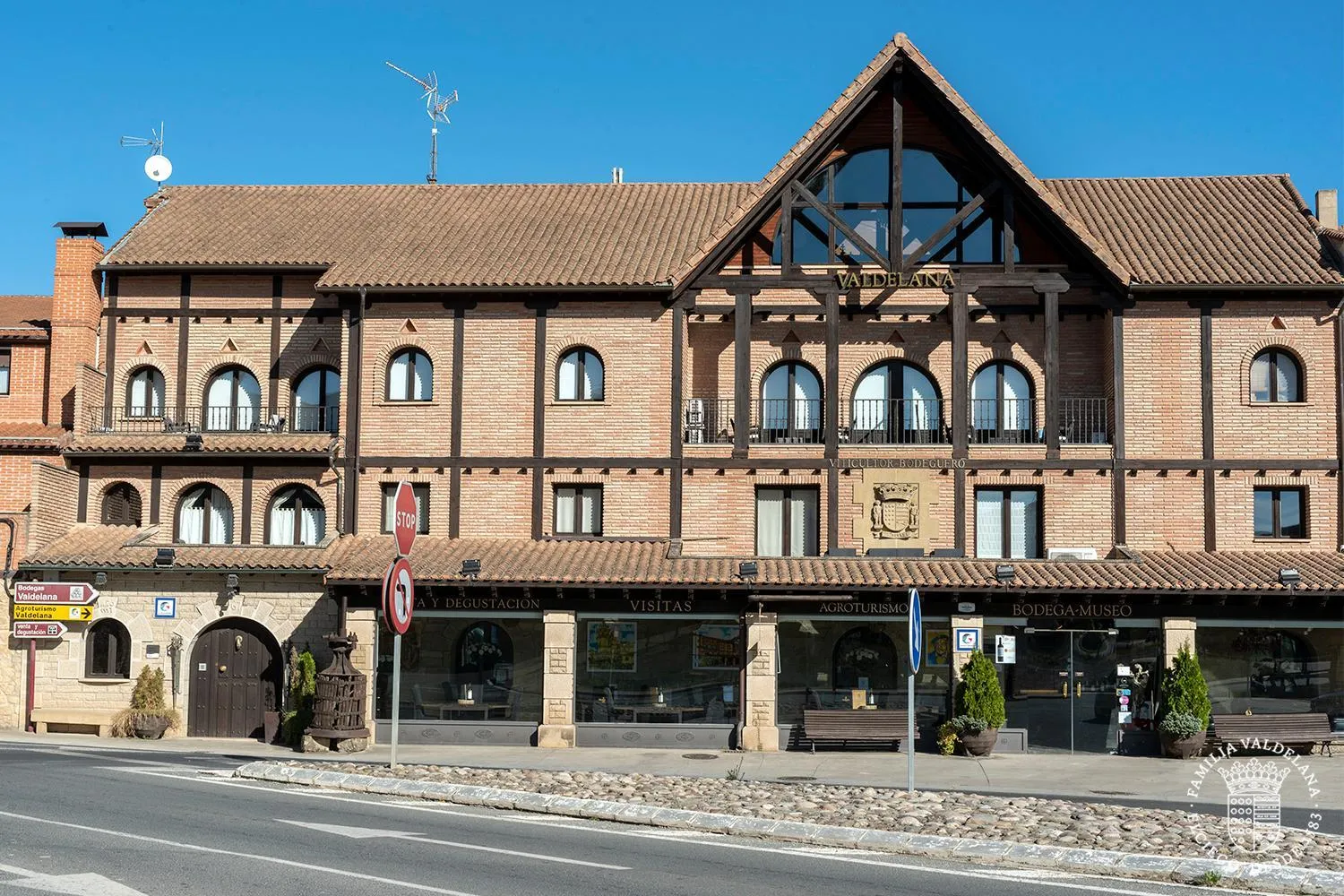 Facade/entrance in Agroturismo Valdelana