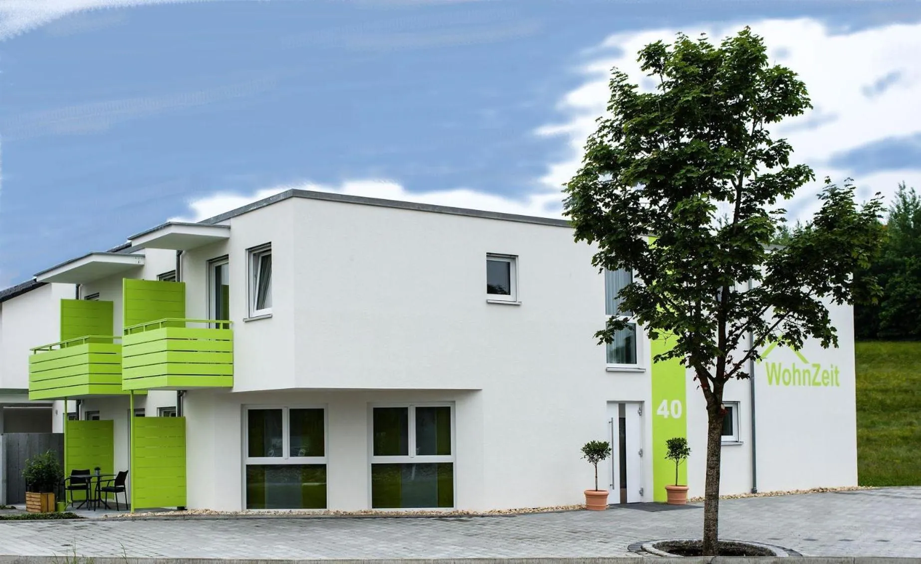 Property building in Apartments Amtzell, Selbst-Check-in