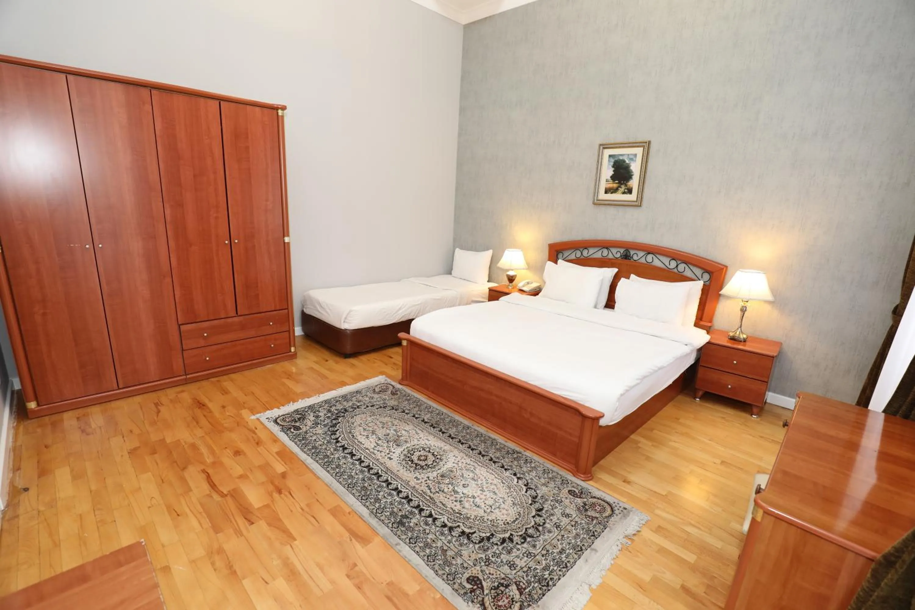 Bedroom, Bed in Azcot Hotel - Nizami Street