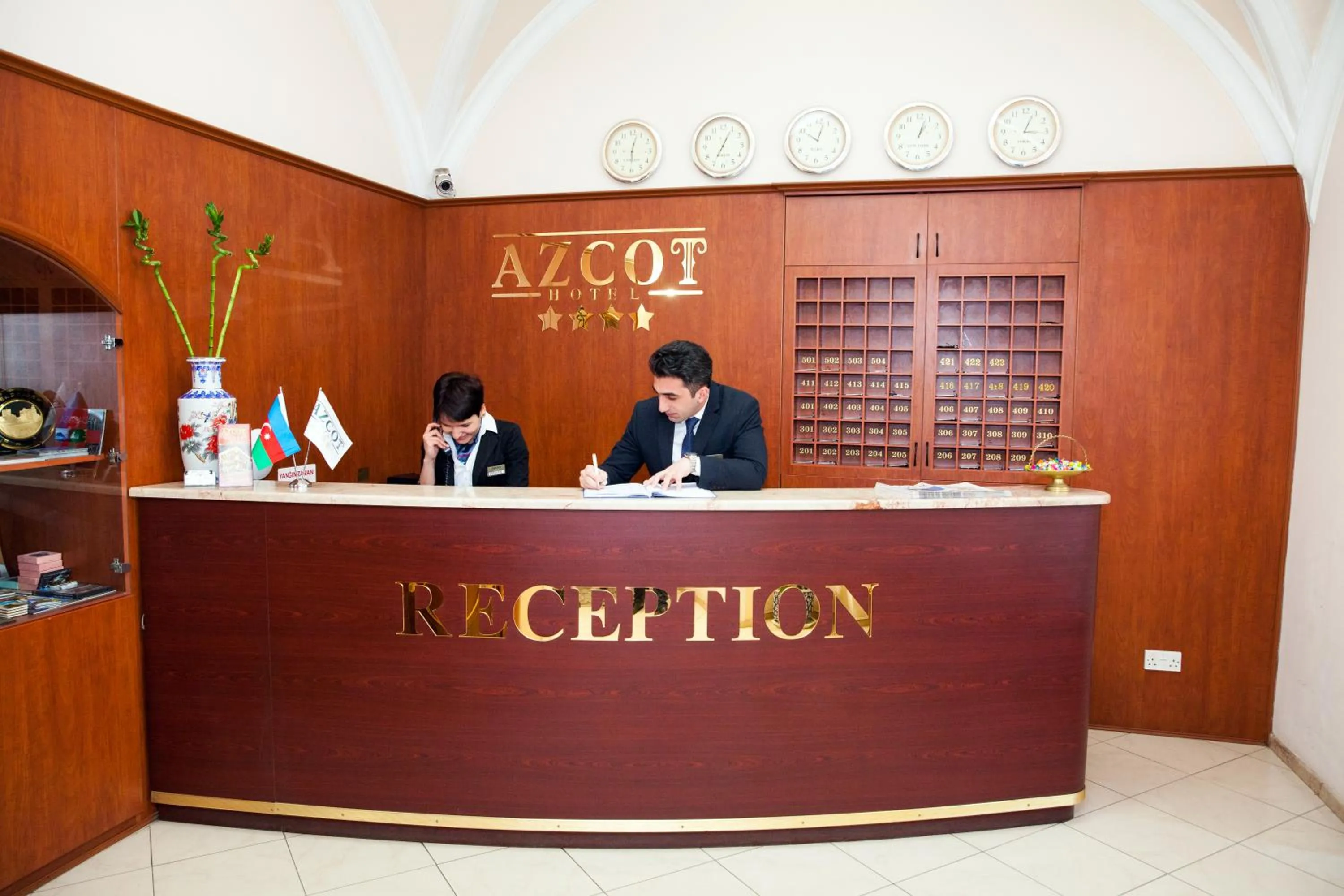 Staff in Azcot Hotel