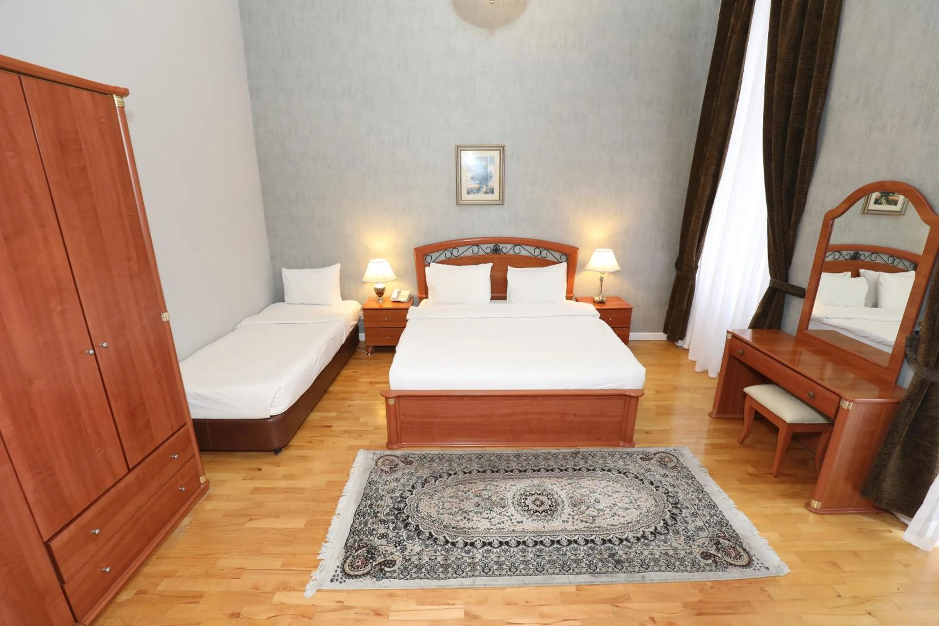 Photo of the whole room, Bed in Azcot Hotel - Nizami Street