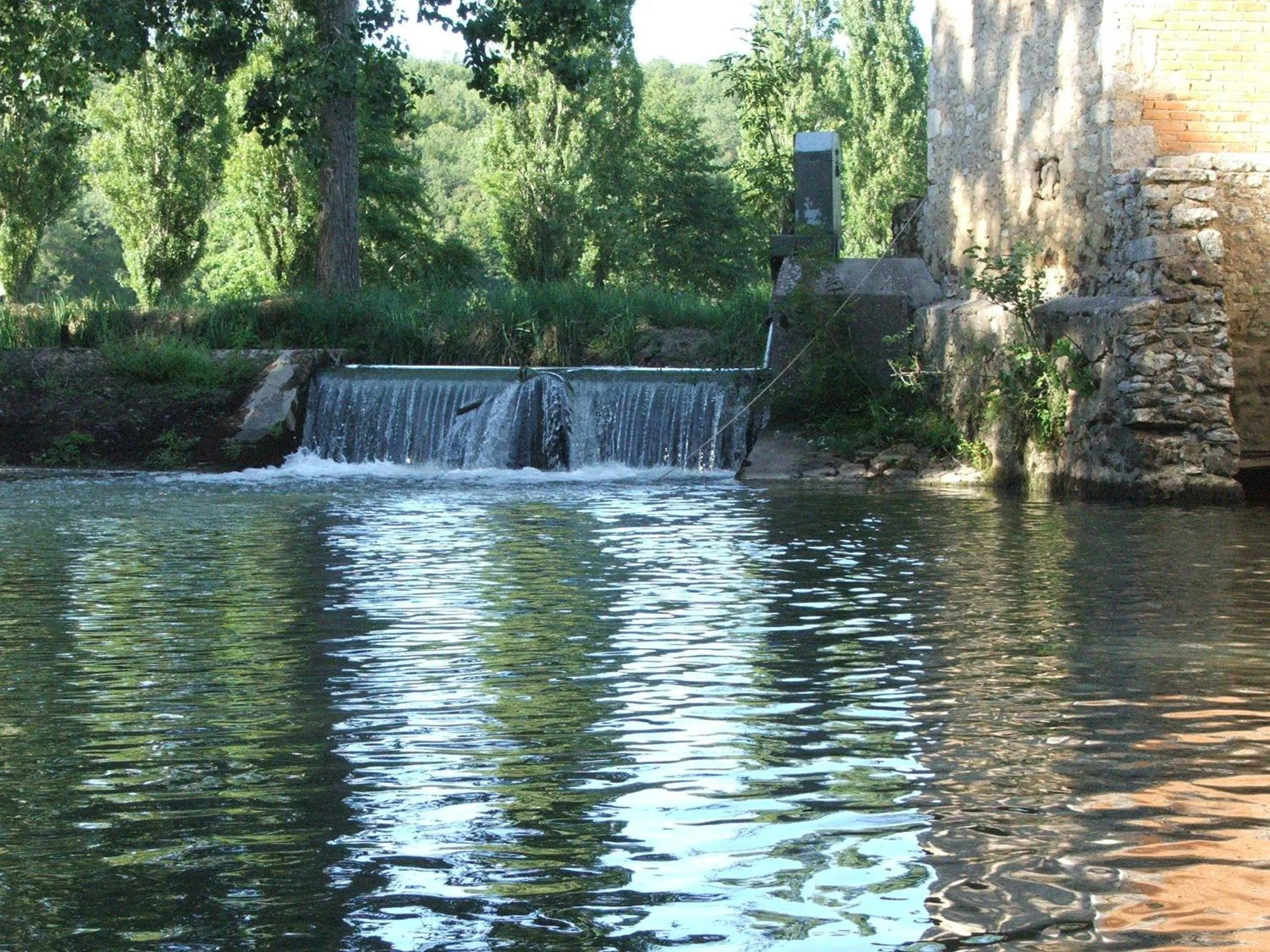 River view in Château de Mazières