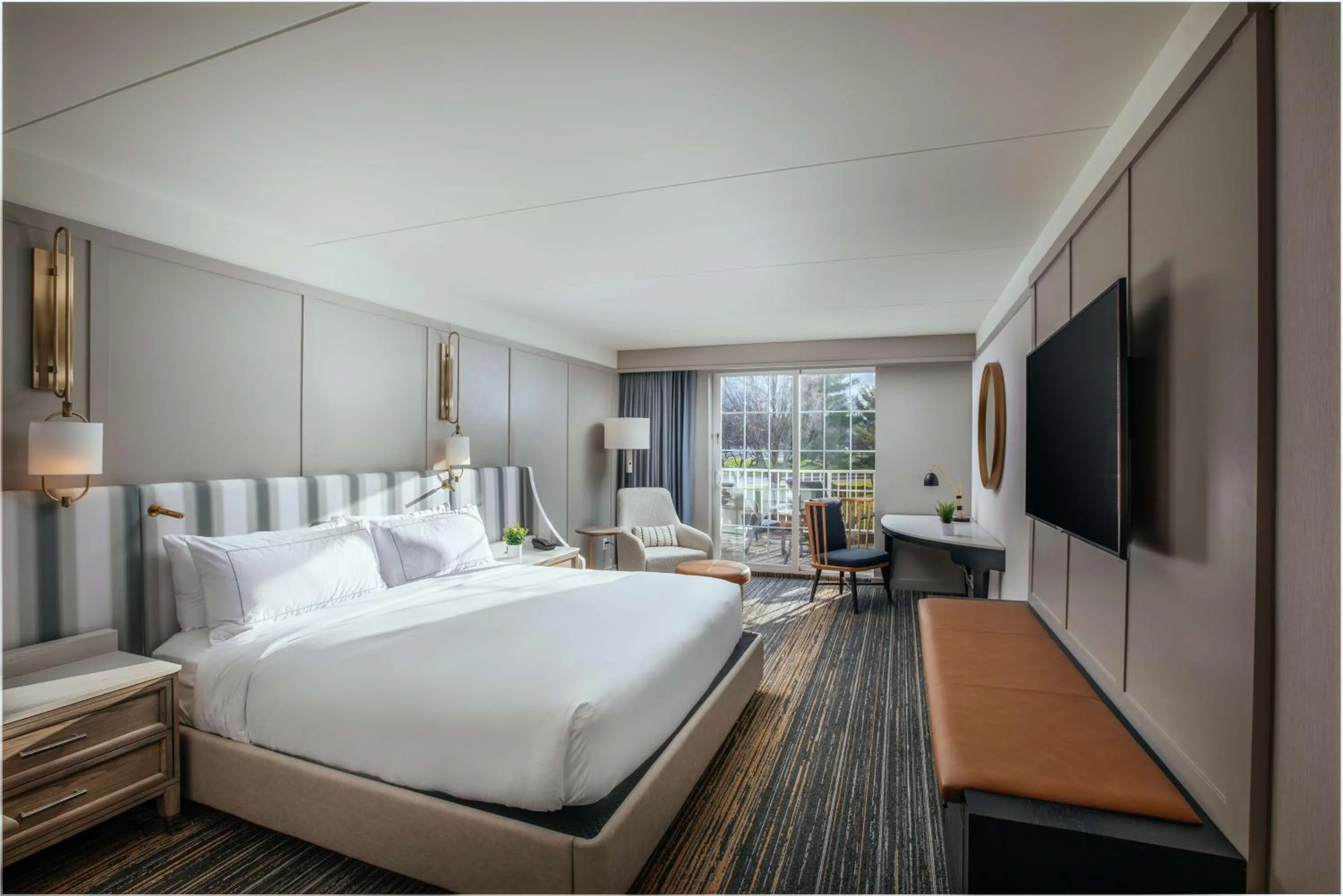 Bedroom, Bed in Somerset Hills Hotel, Tapestry Collection by Hilton