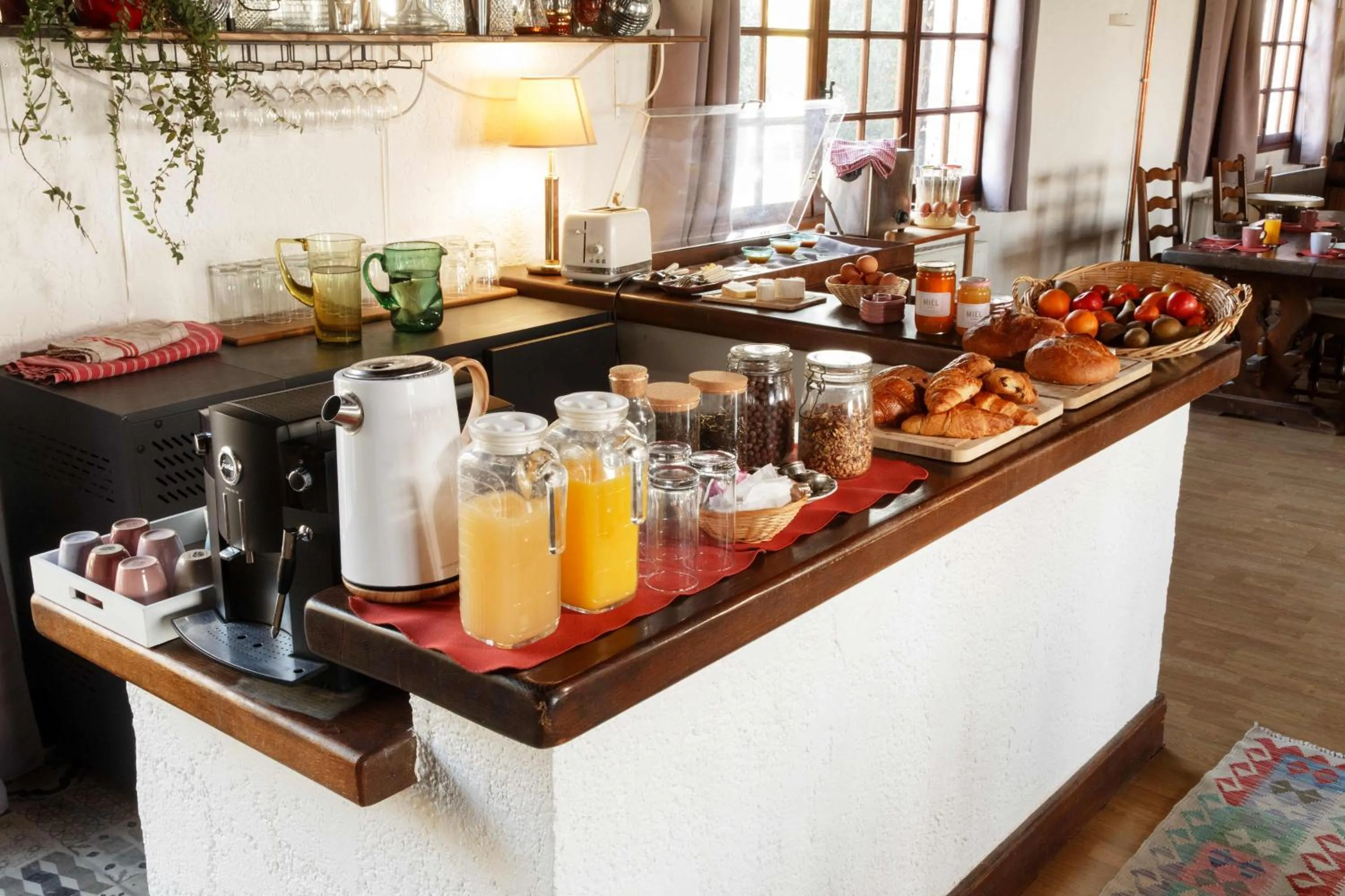 Breakfast in Domaine Foray