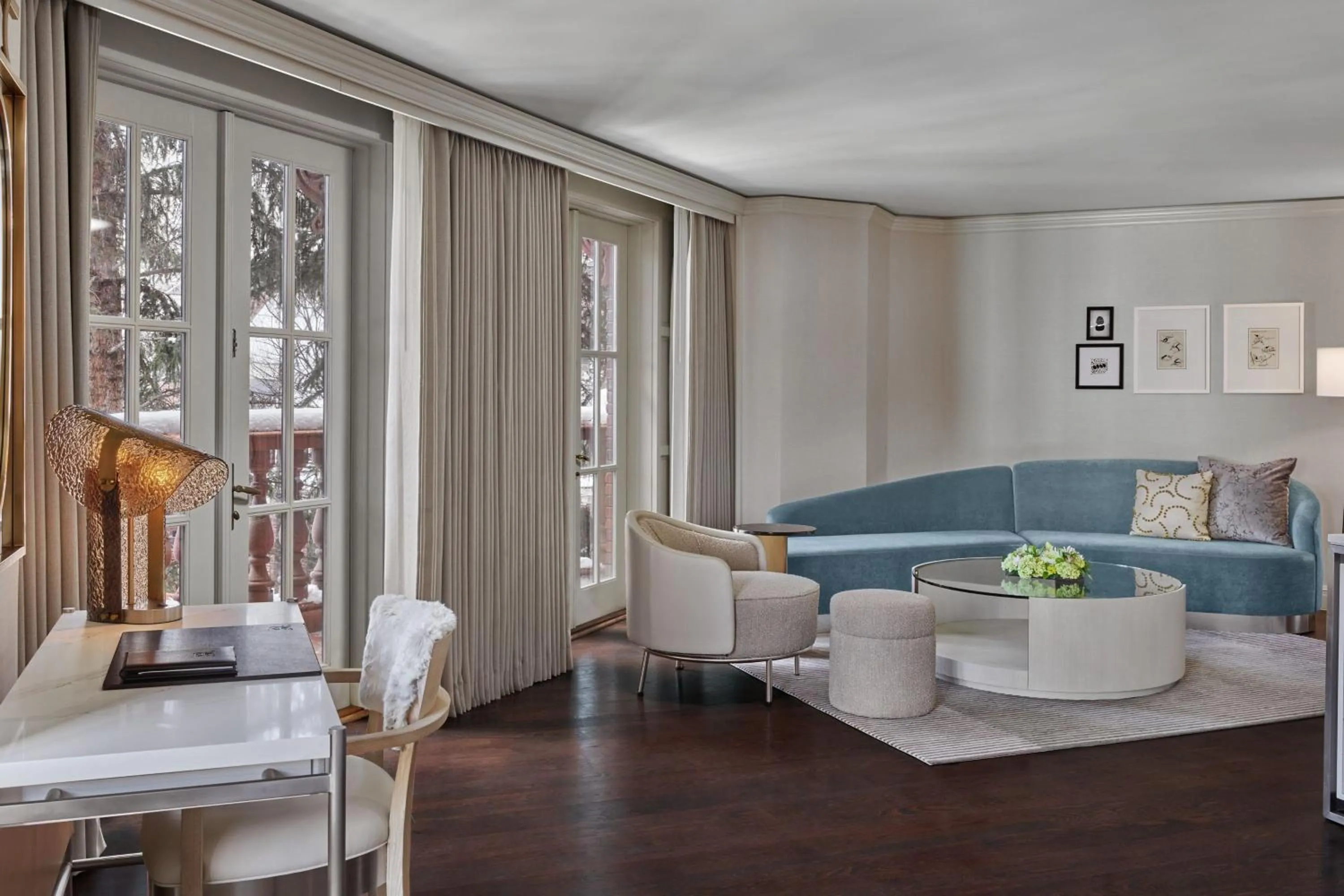 Living room in St. Regis Aspen Resort