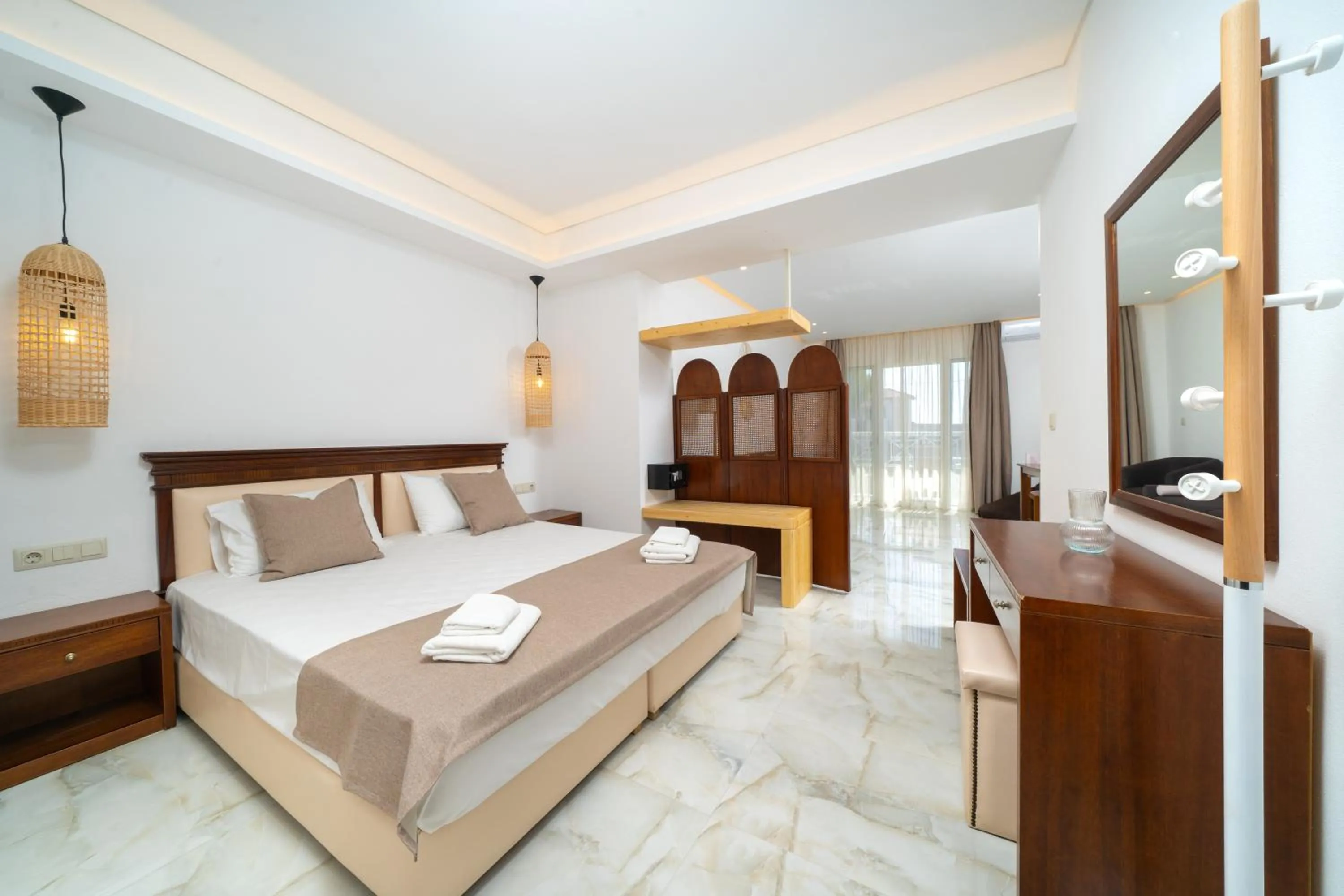 Bed in Lafeyra Apartments