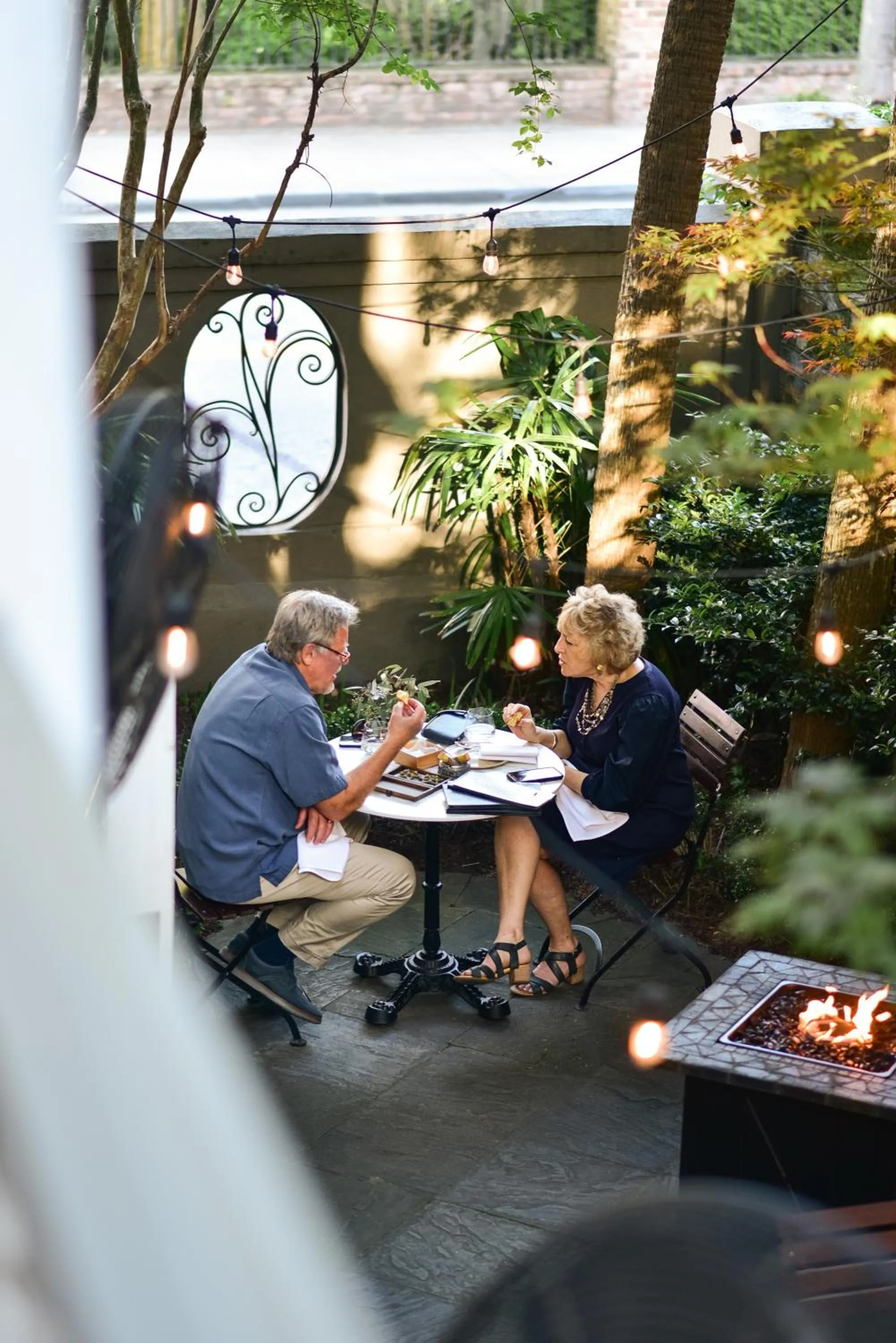 Patio in Zero George Hotel