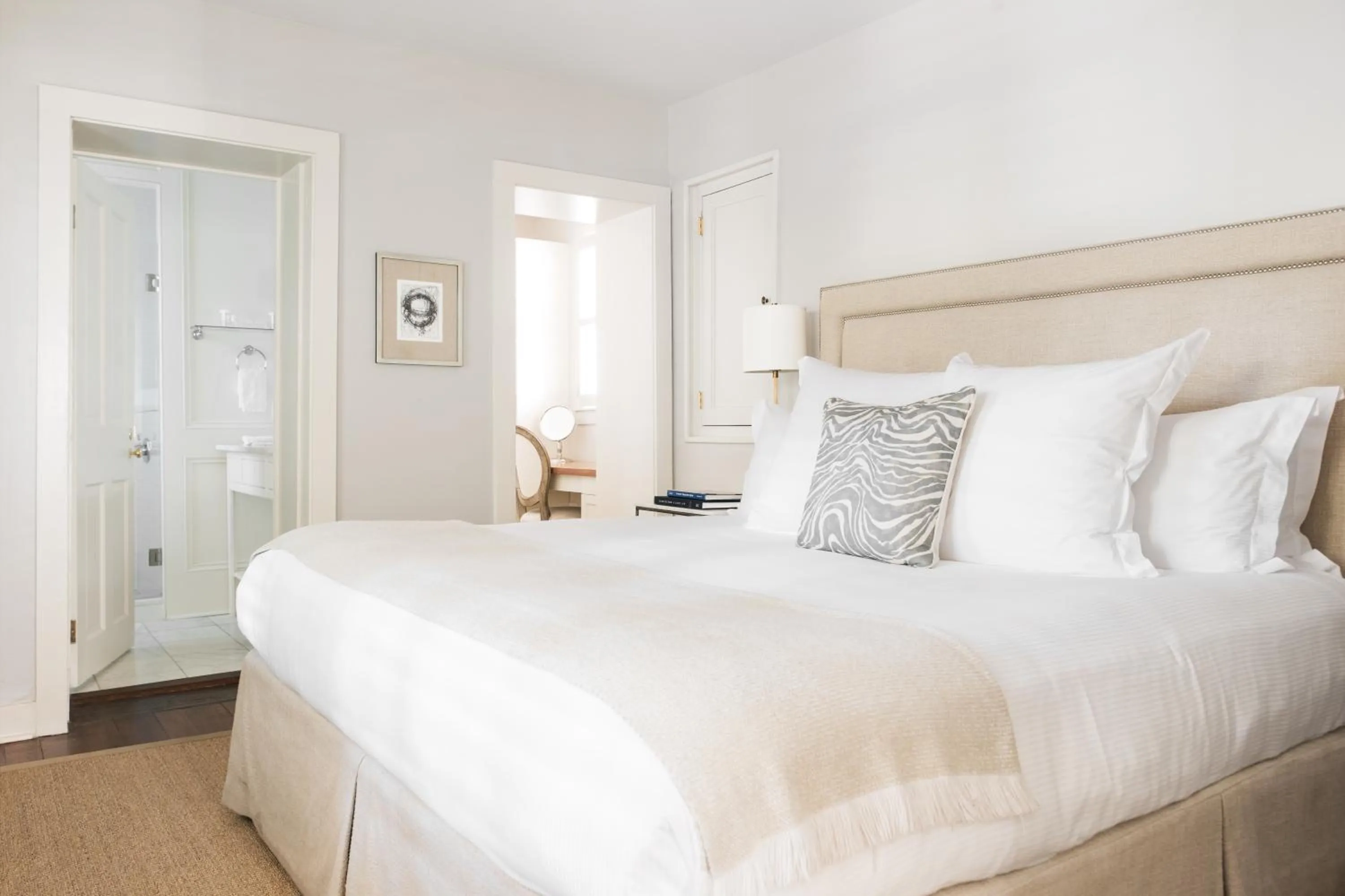 Patio, Bed in Zero George Hotel