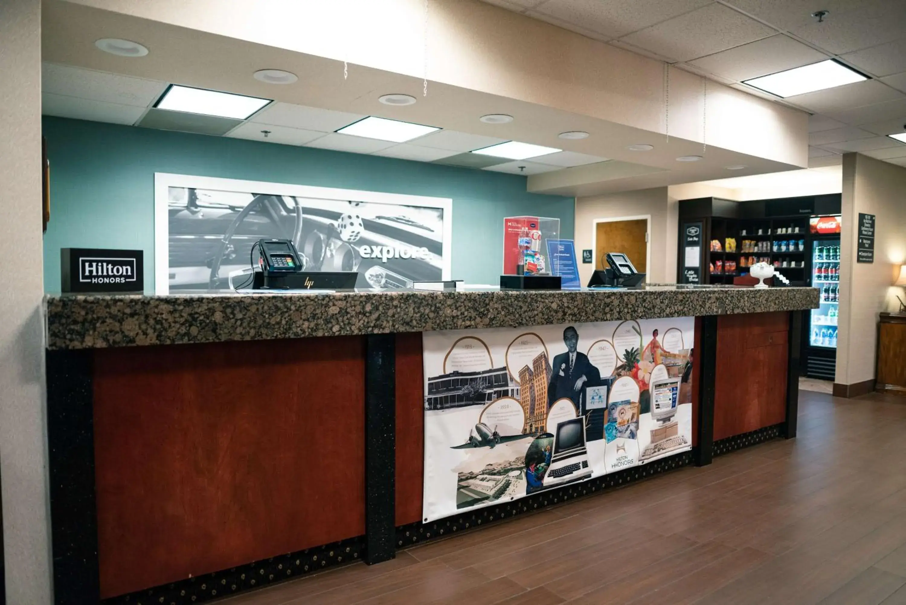 Lobby or reception in Hampton Inn Oklahoma City-Northwest Lobby or reception in Hampton Inn Oklahoma City-Northwest