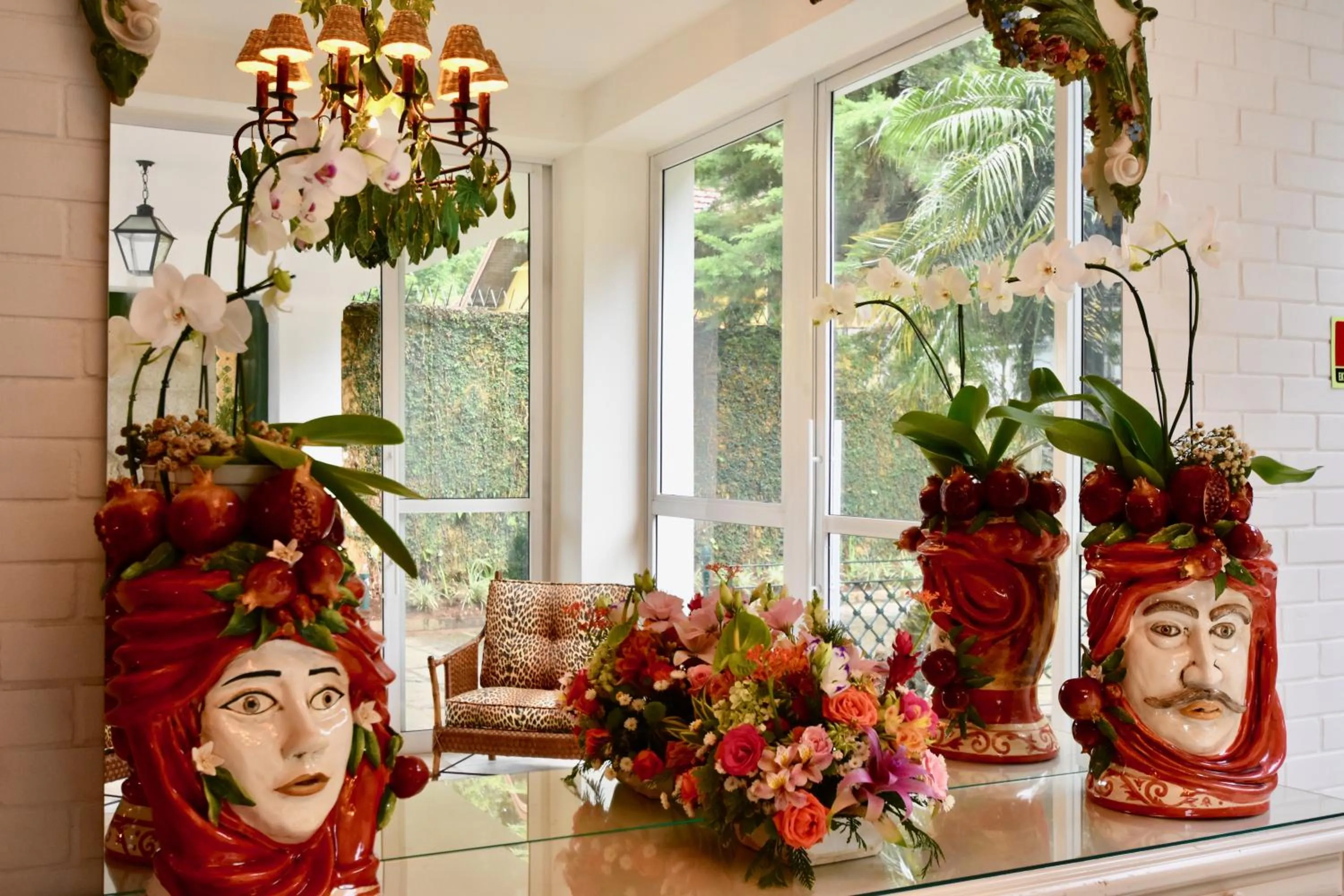 Decorative detail in Hotel Reggia Catarina