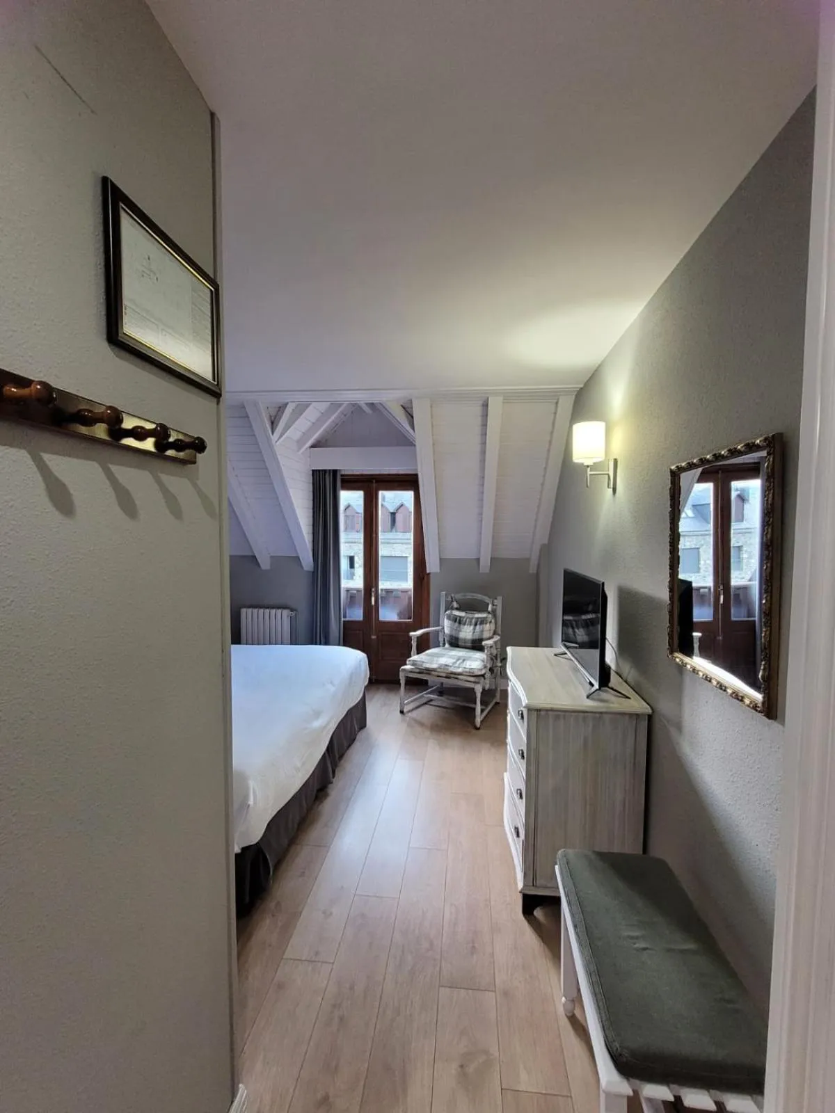 Bedroom, Bed in Hotel Ribaeta