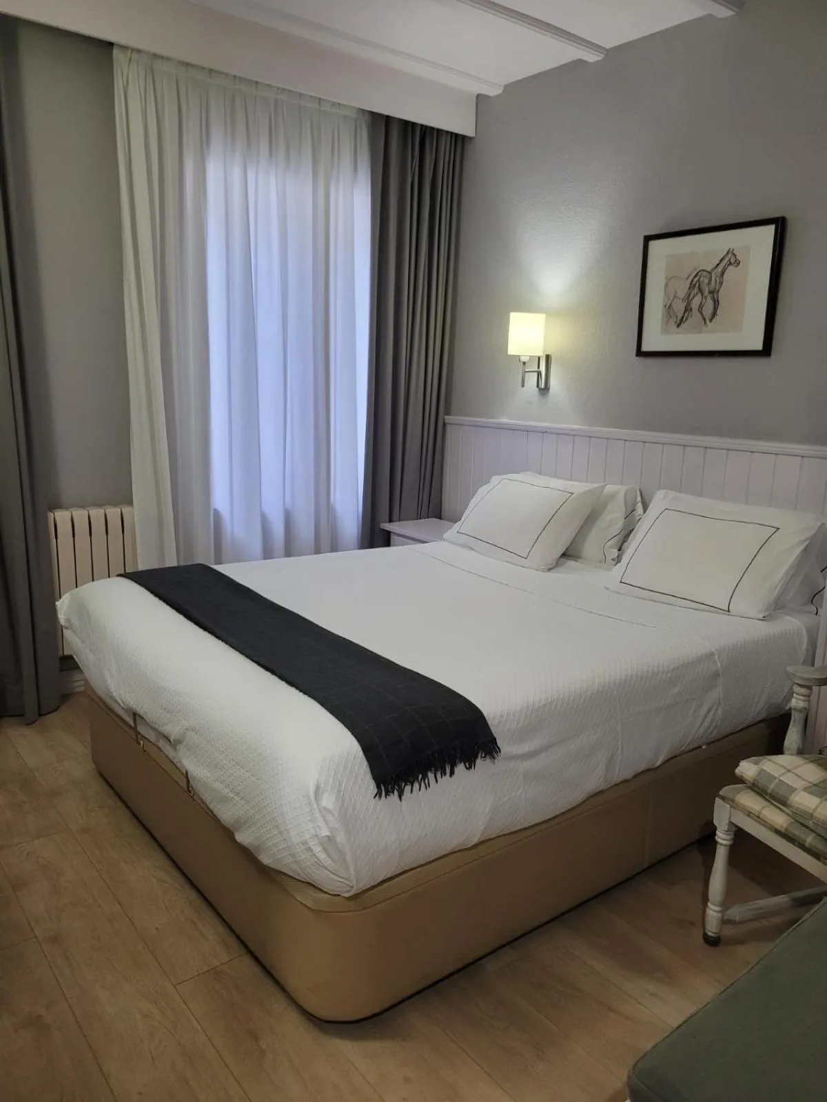 Bed in Hotel Ribaeta