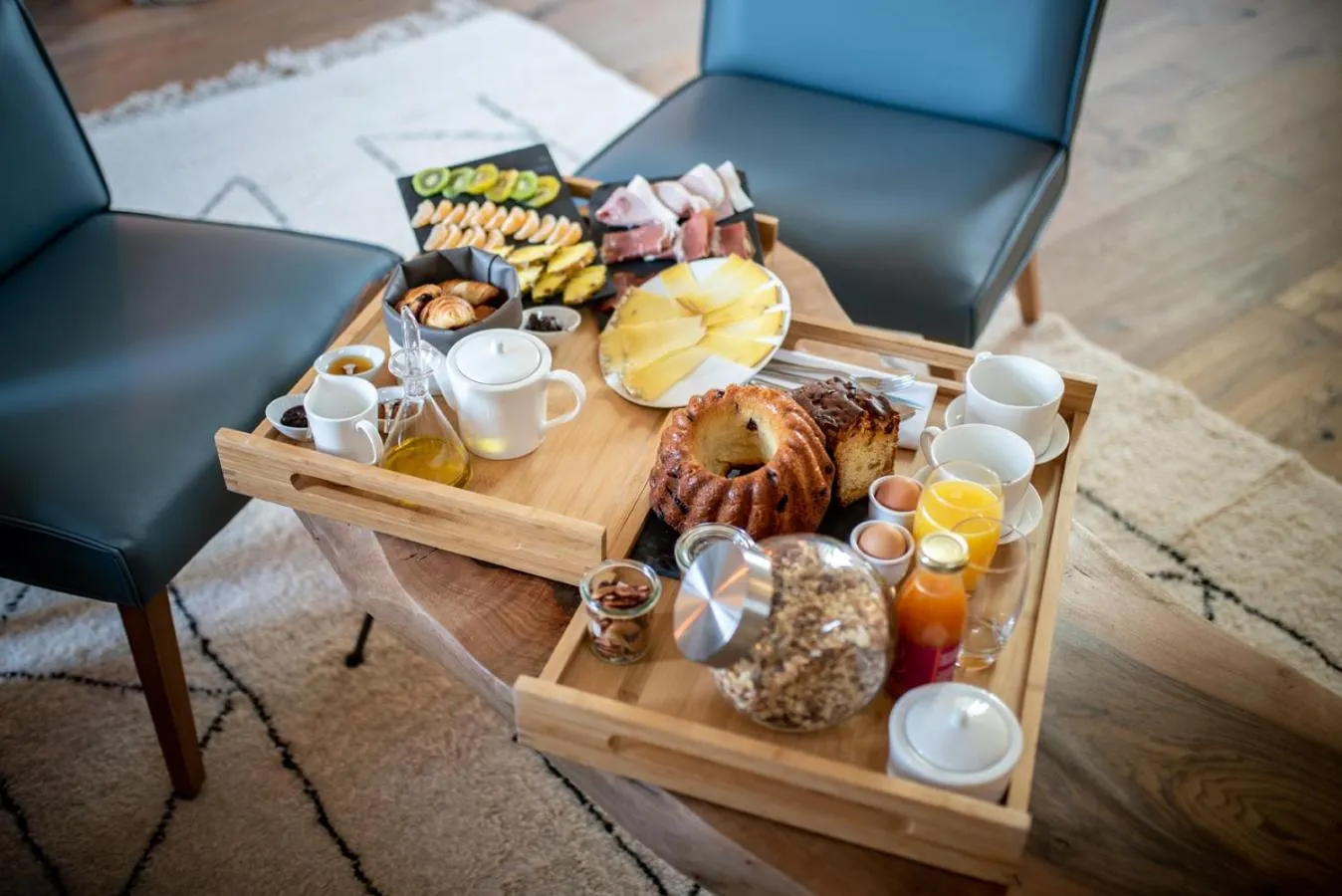 Breakfast in Les Chambres du Prieuré