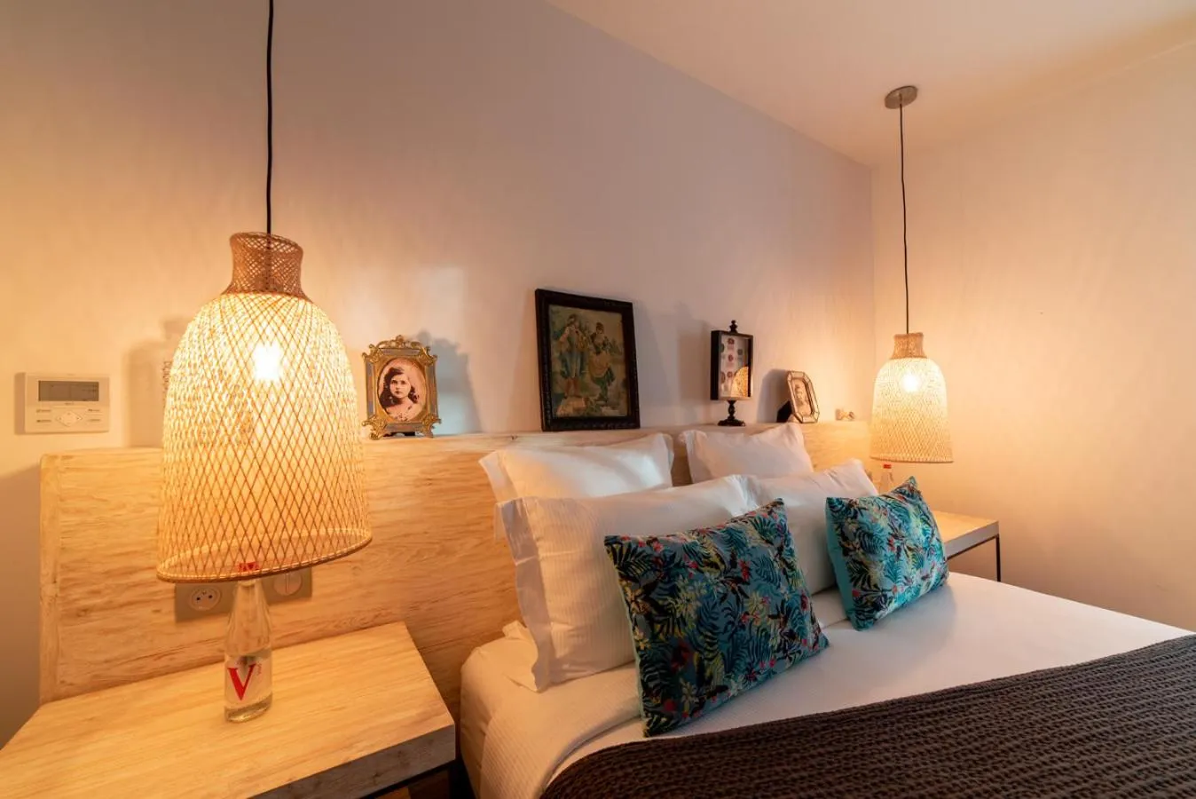 Bed in Les Chambres du Prieuré