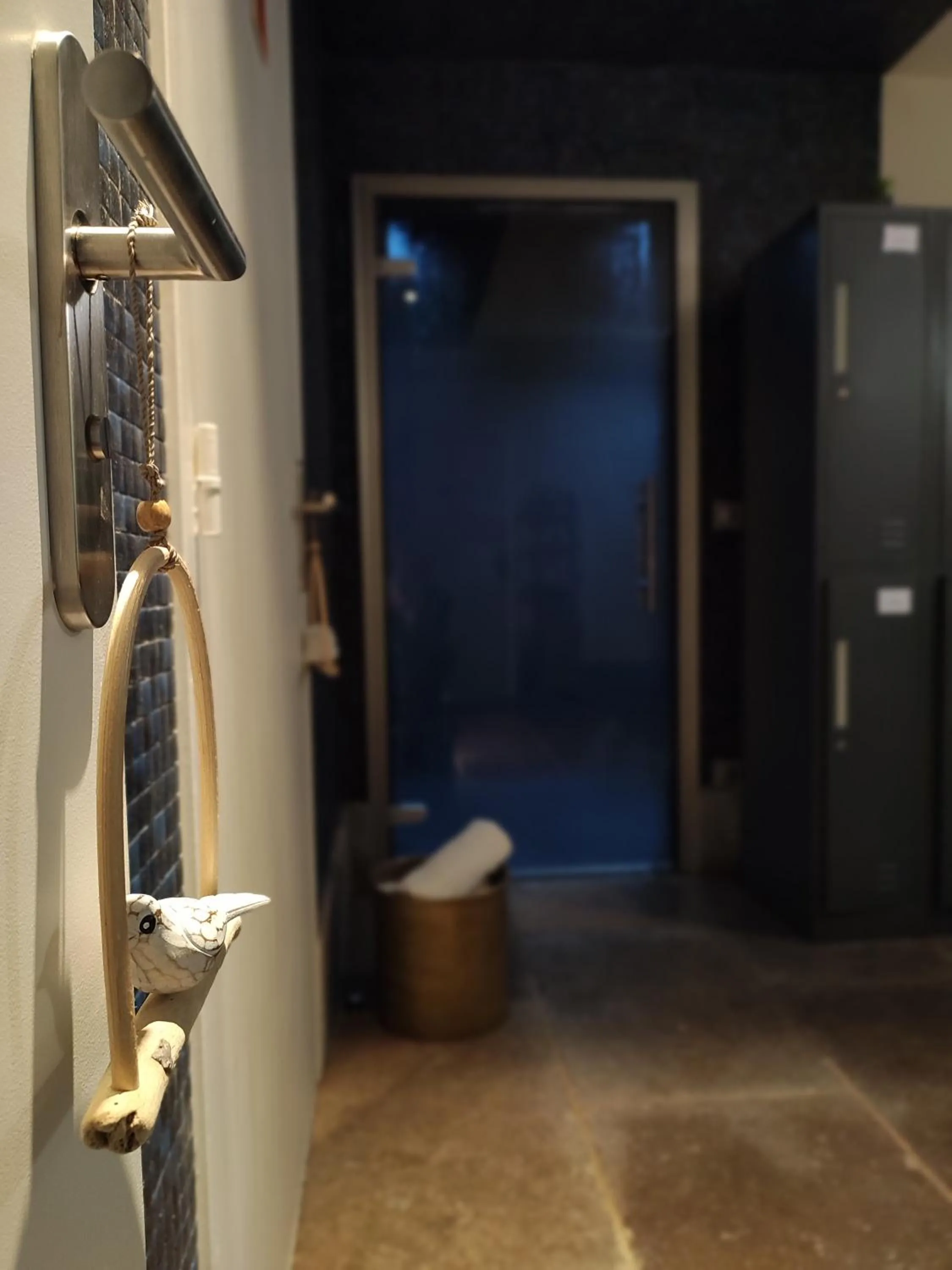 Steam room in Les Chambres du Prieuré