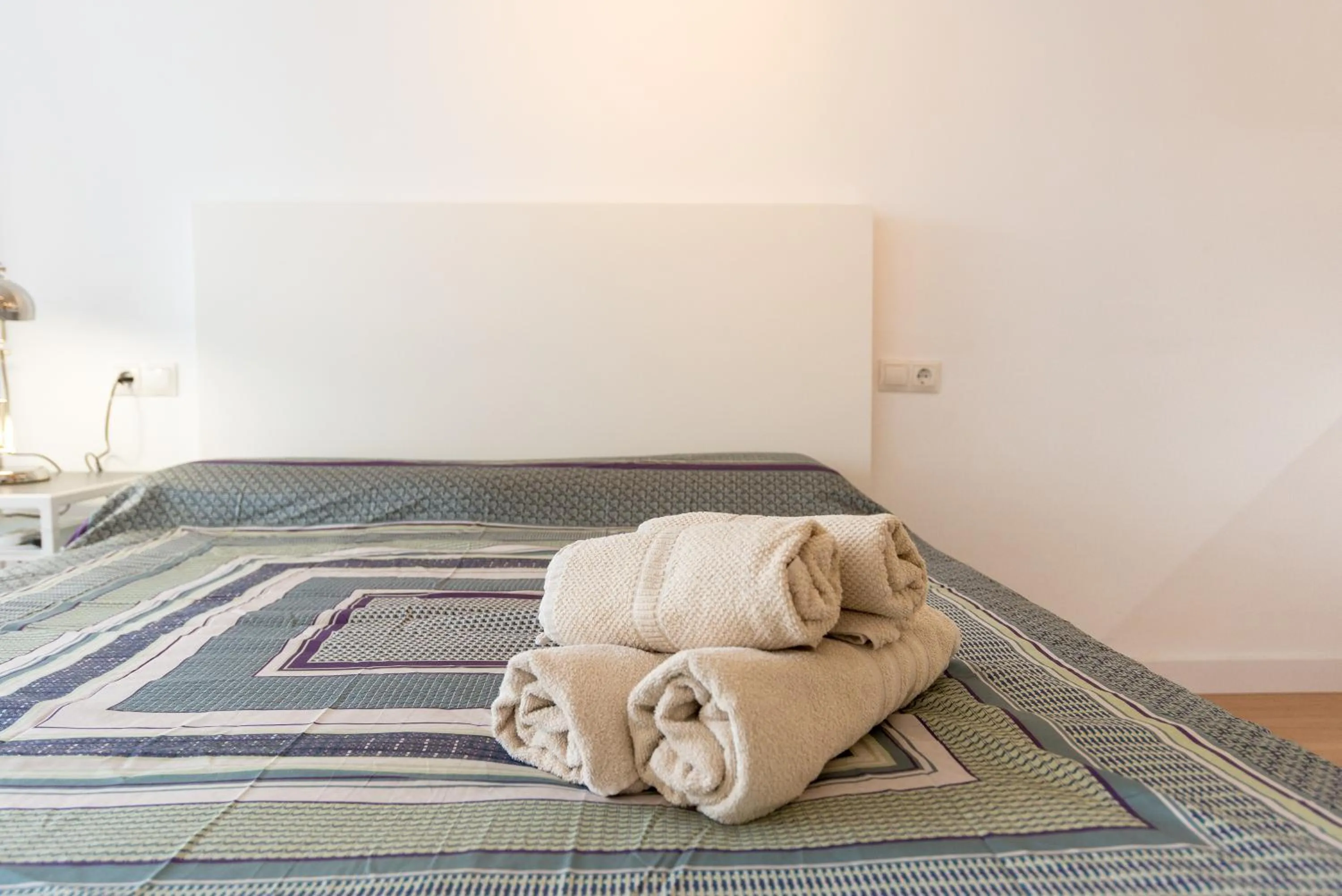 Bed in Estudio Candado Beach