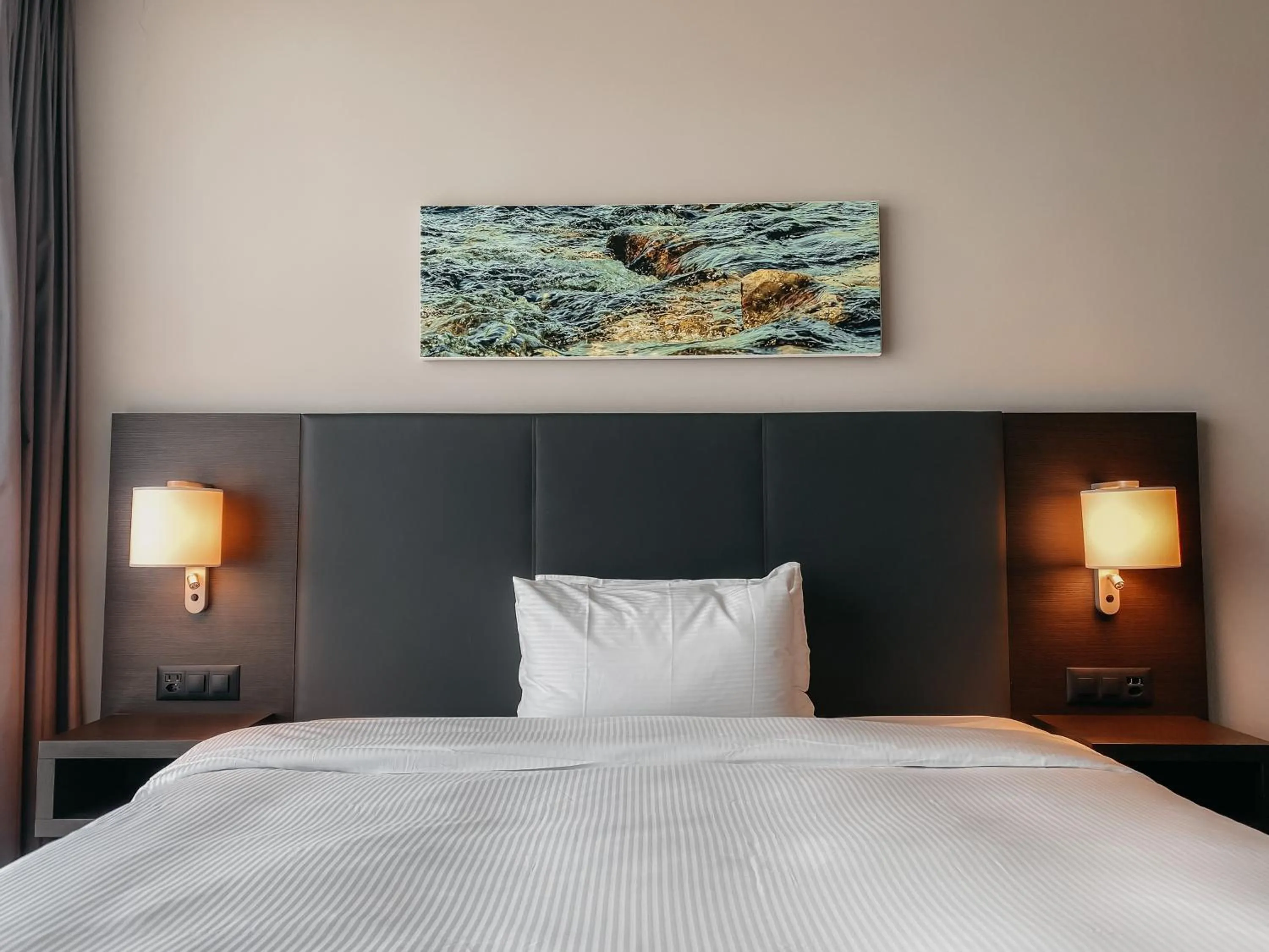 Bedroom, Bed in IIP Apartments - Self Check-In