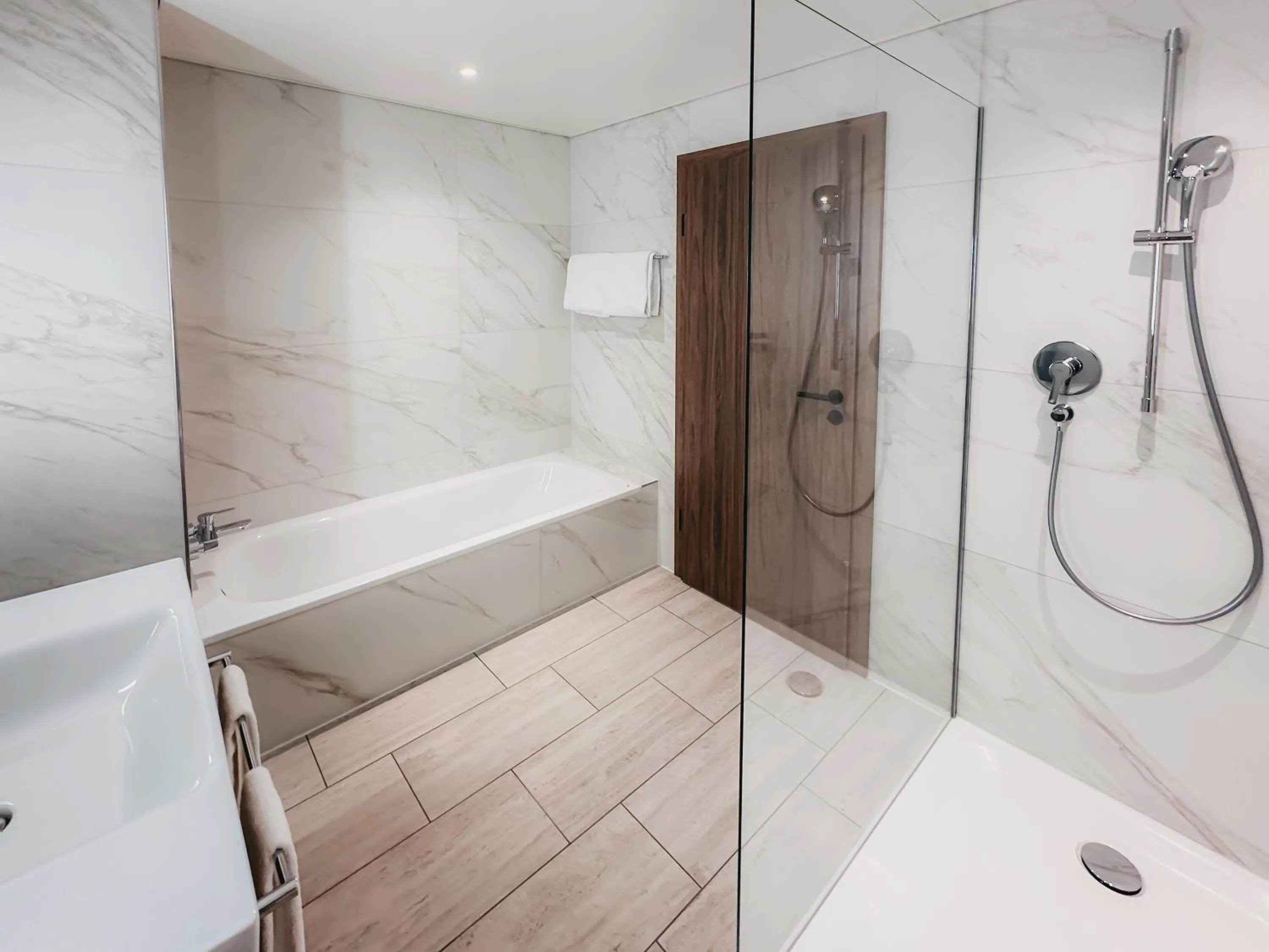 Shower in IIP Apartments - Self Check-In