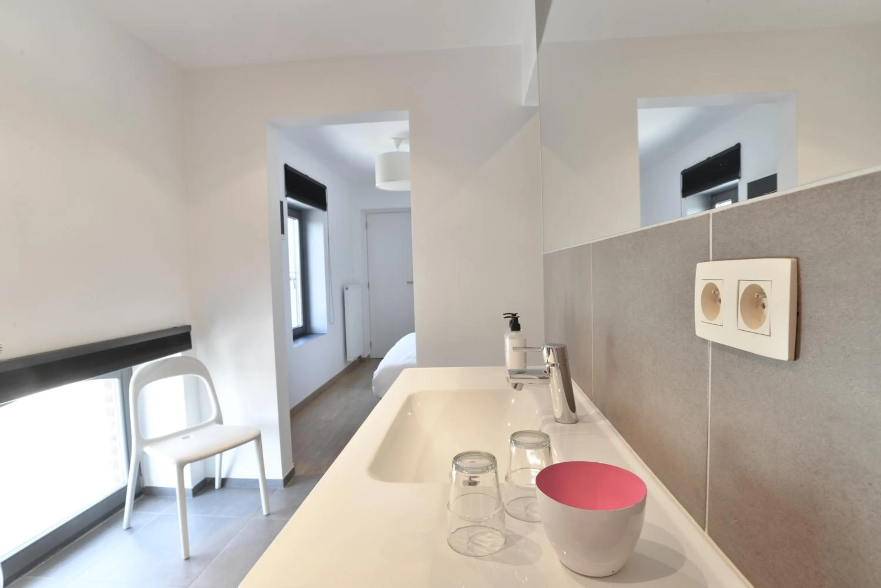 Bathroom in Durbuy Ô Restaurant Hotel Recharge Electric Car