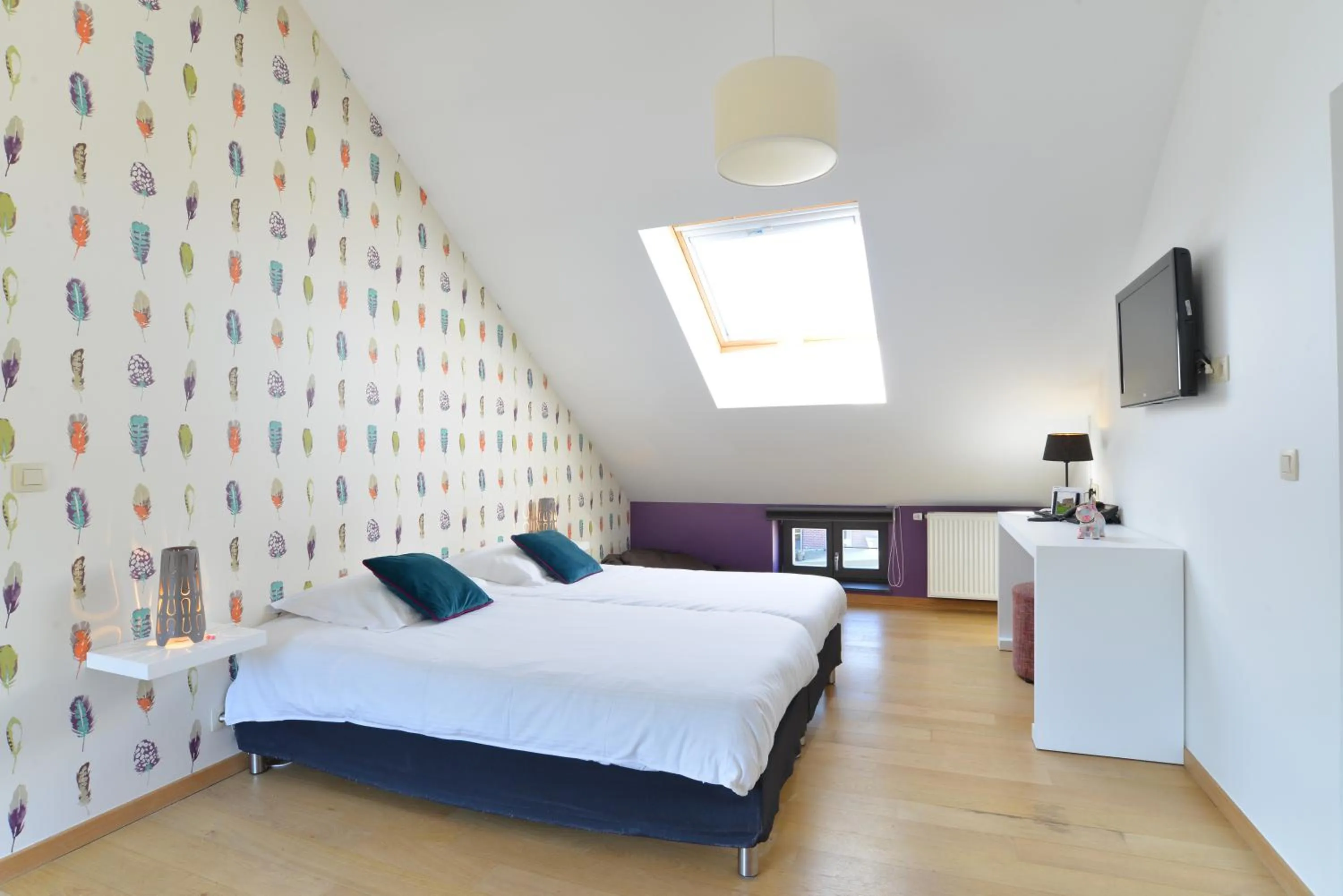 Bed in Durbuy Ô Restaurant Hotel Recharge Electric Car