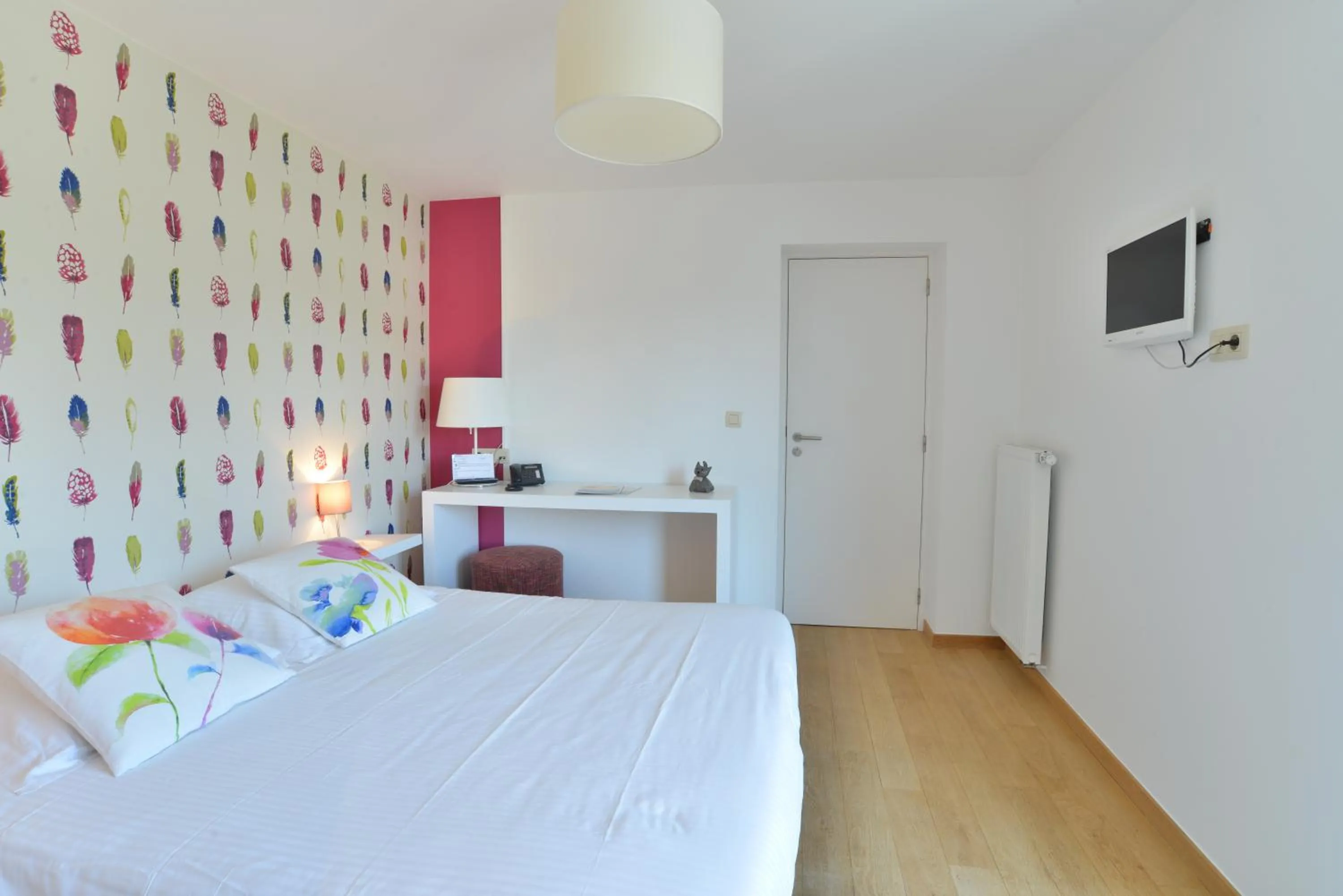 Bed in Durbuy Ô Restaurant Hotel Recharge Electric Car