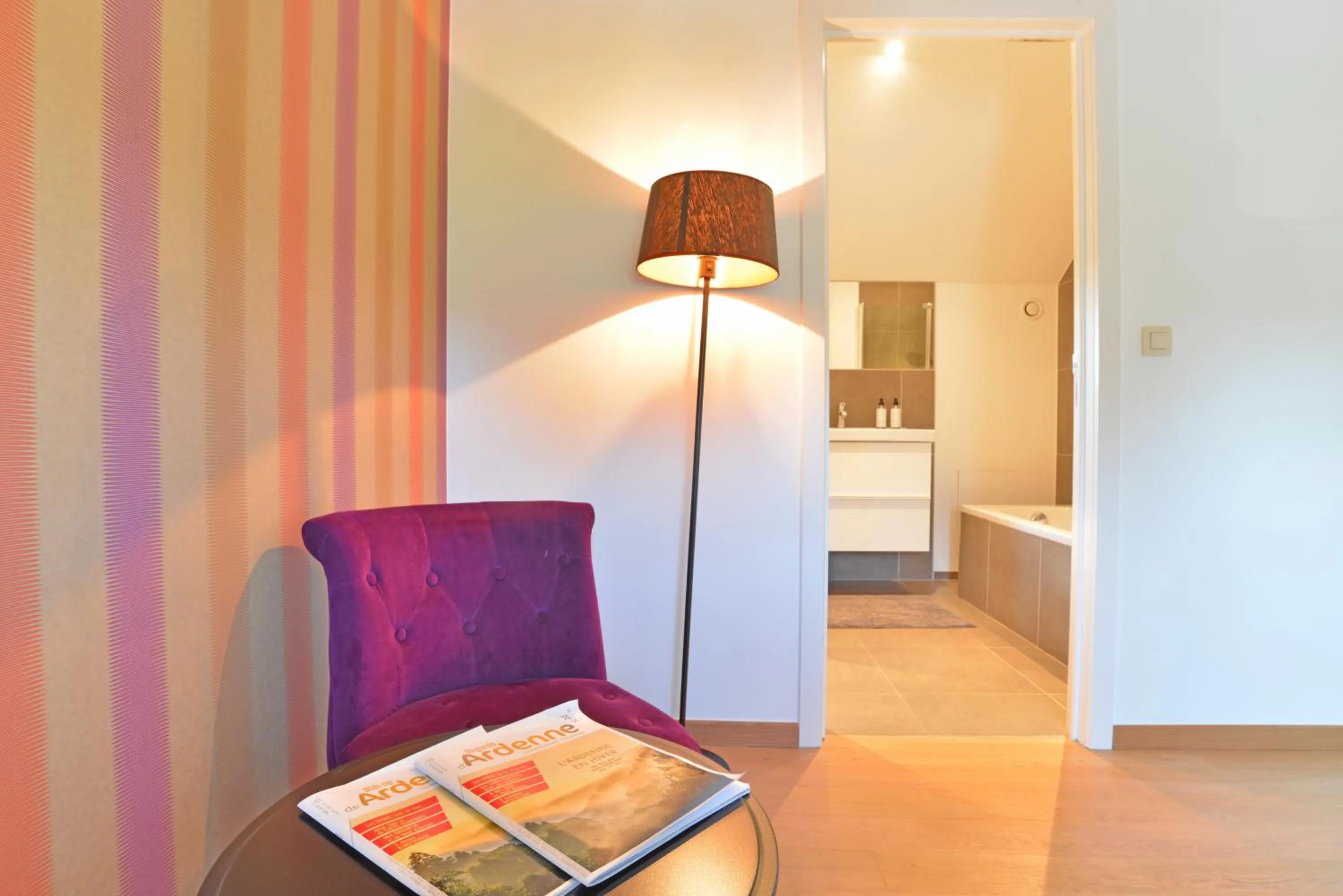 Living room in Durbuy Ô Restaurant Hotel Recharge Electric Car