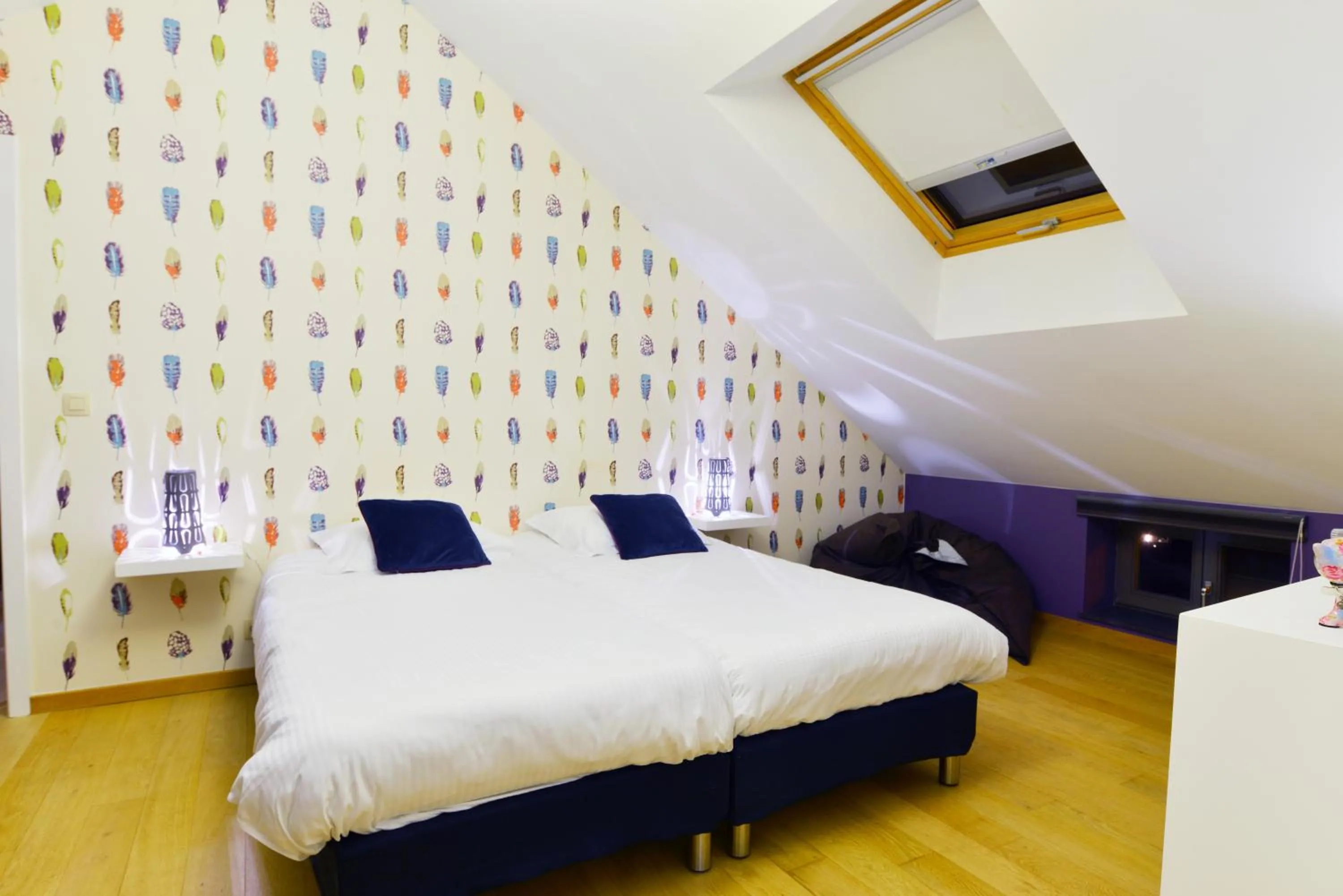 Bed in Durbuy Ô Restaurant Hotel Recharge Electric Car