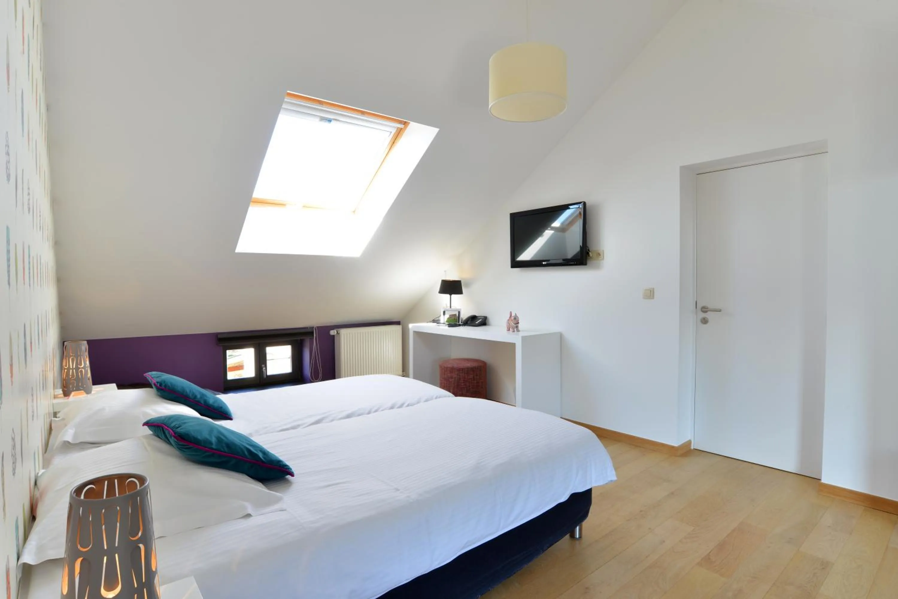 Bed in Durbuy Ô Restaurant Hotel Recharge Electric Car