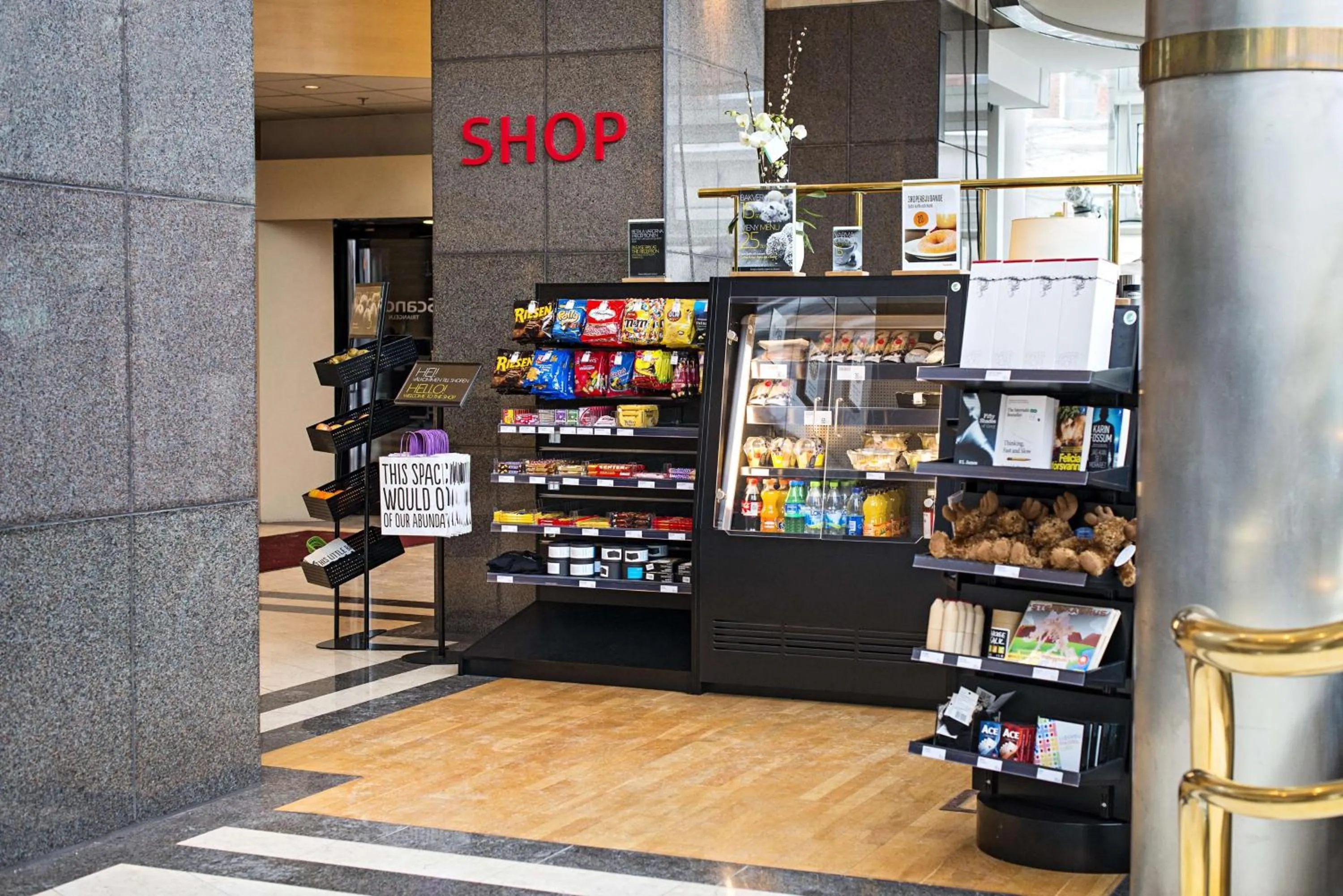 On-site shops in Scandic Triangeln