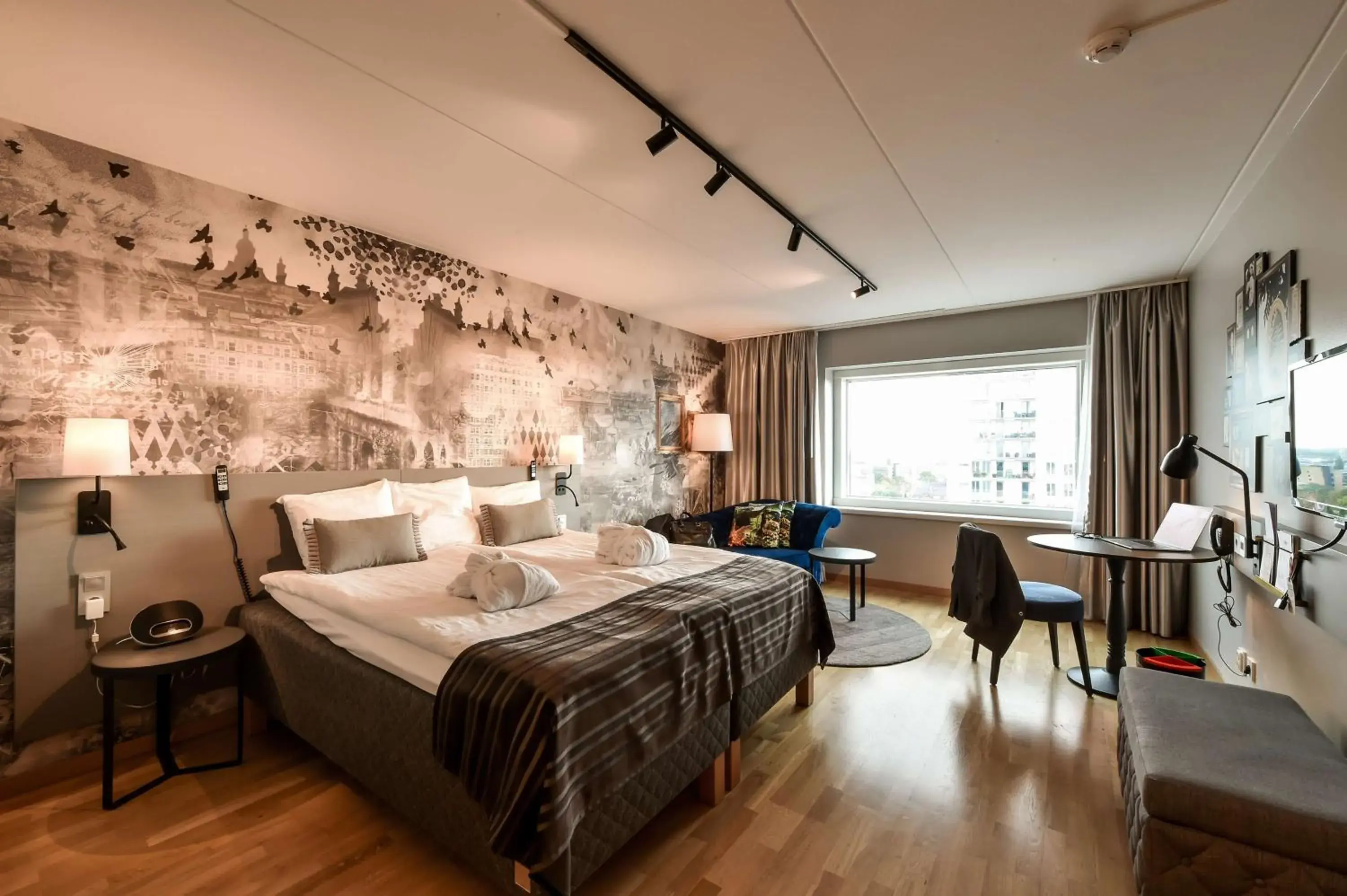 Bedroom, Bed in Scandic Triangeln Bedroom, Bed in Scandic Triangeln