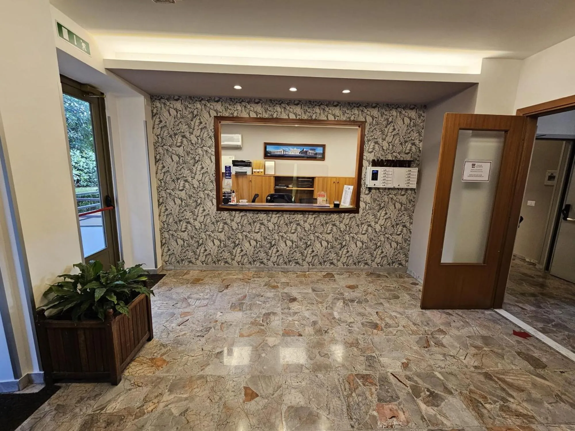 Lobby or reception in La Casa di Nazareth