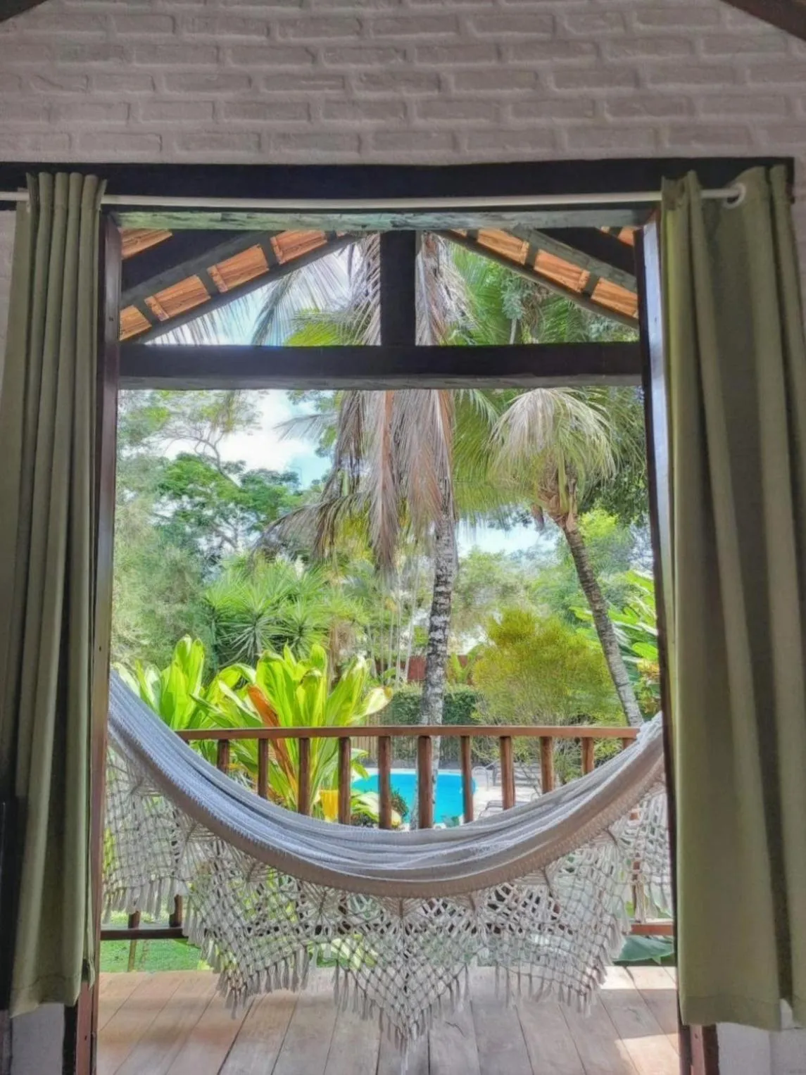 Balcony/Terrace in Pousada Atlântida