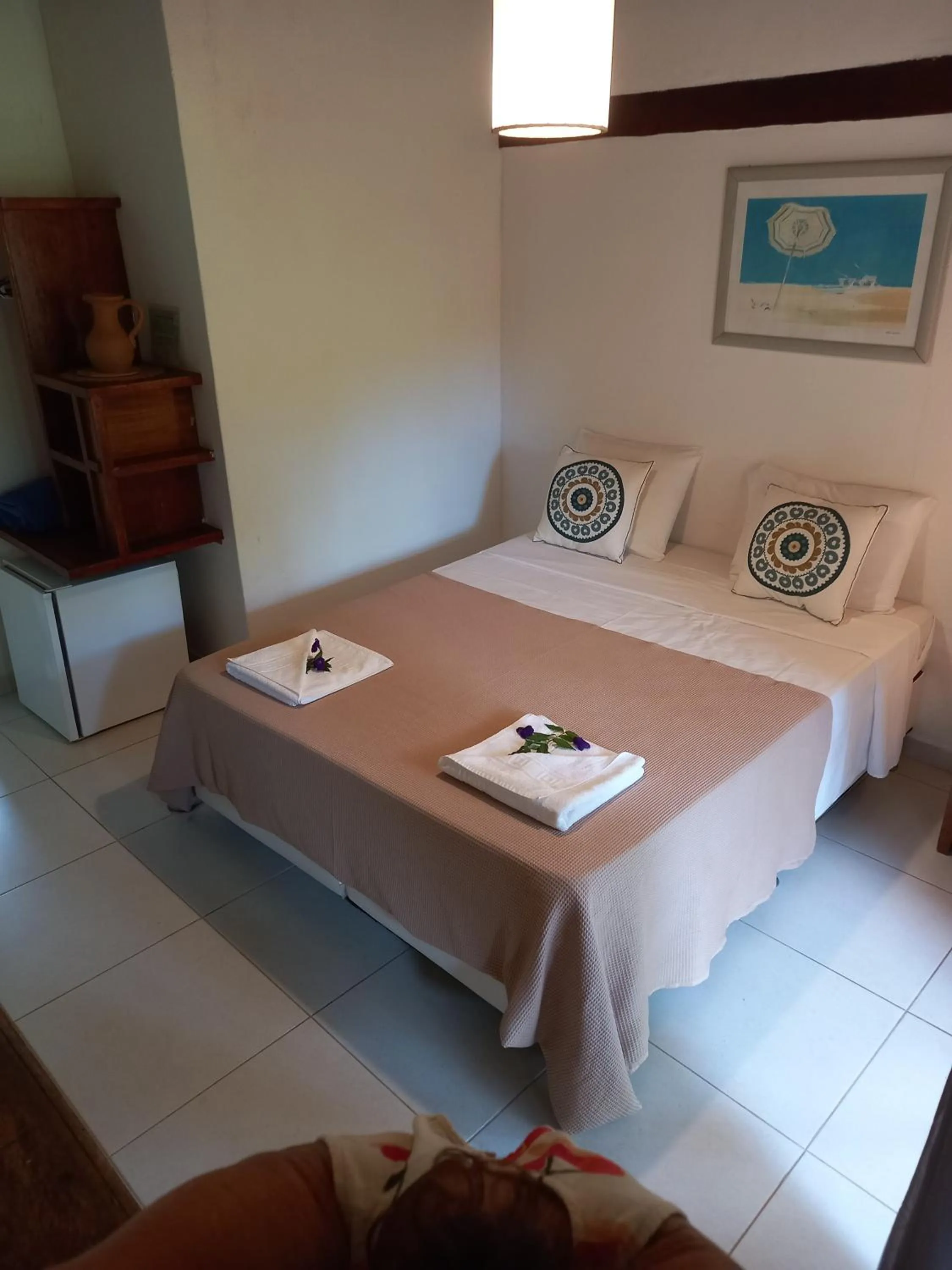 Bed in Pousada Atlântida