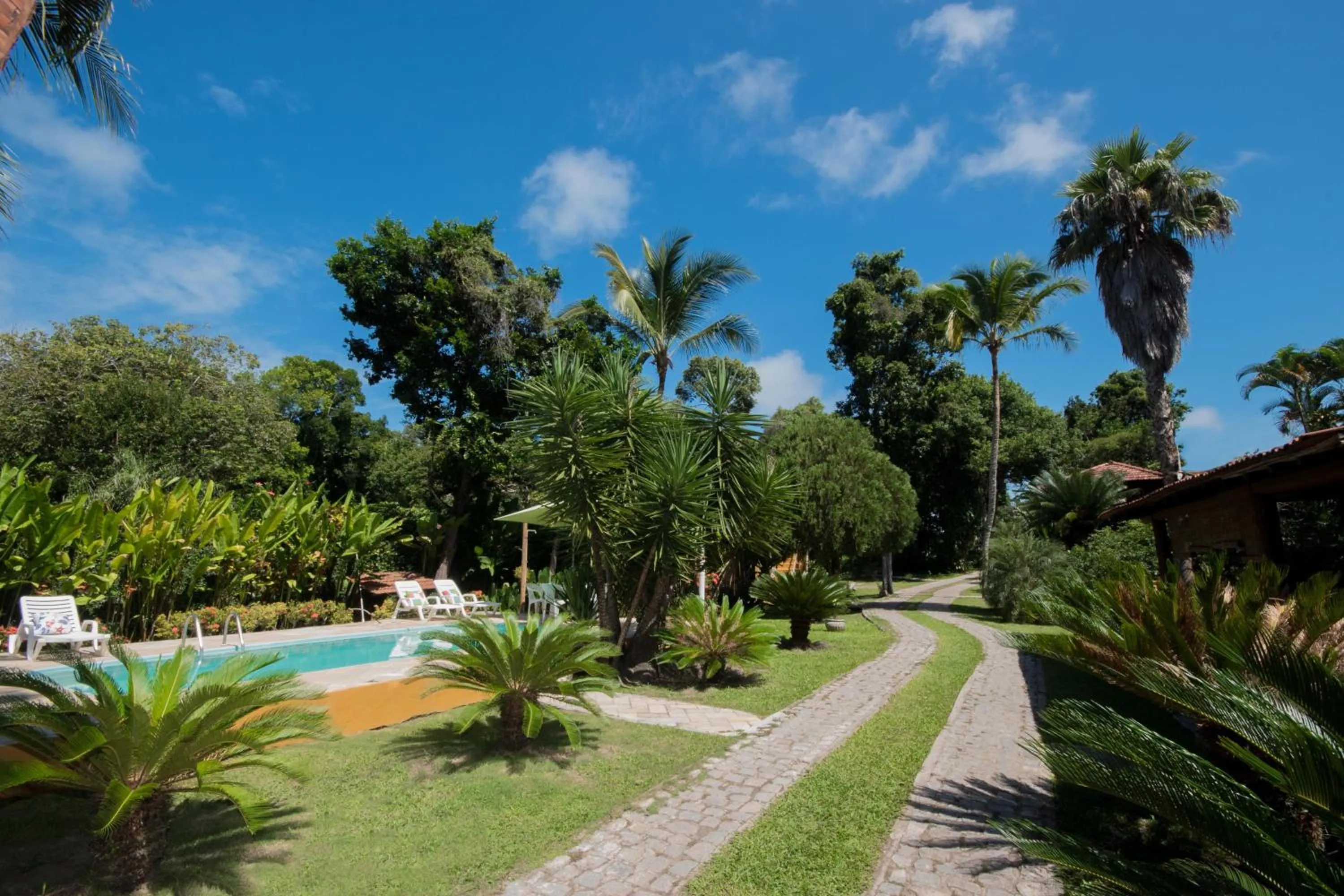 Swimming pool in Pousada Atlântida