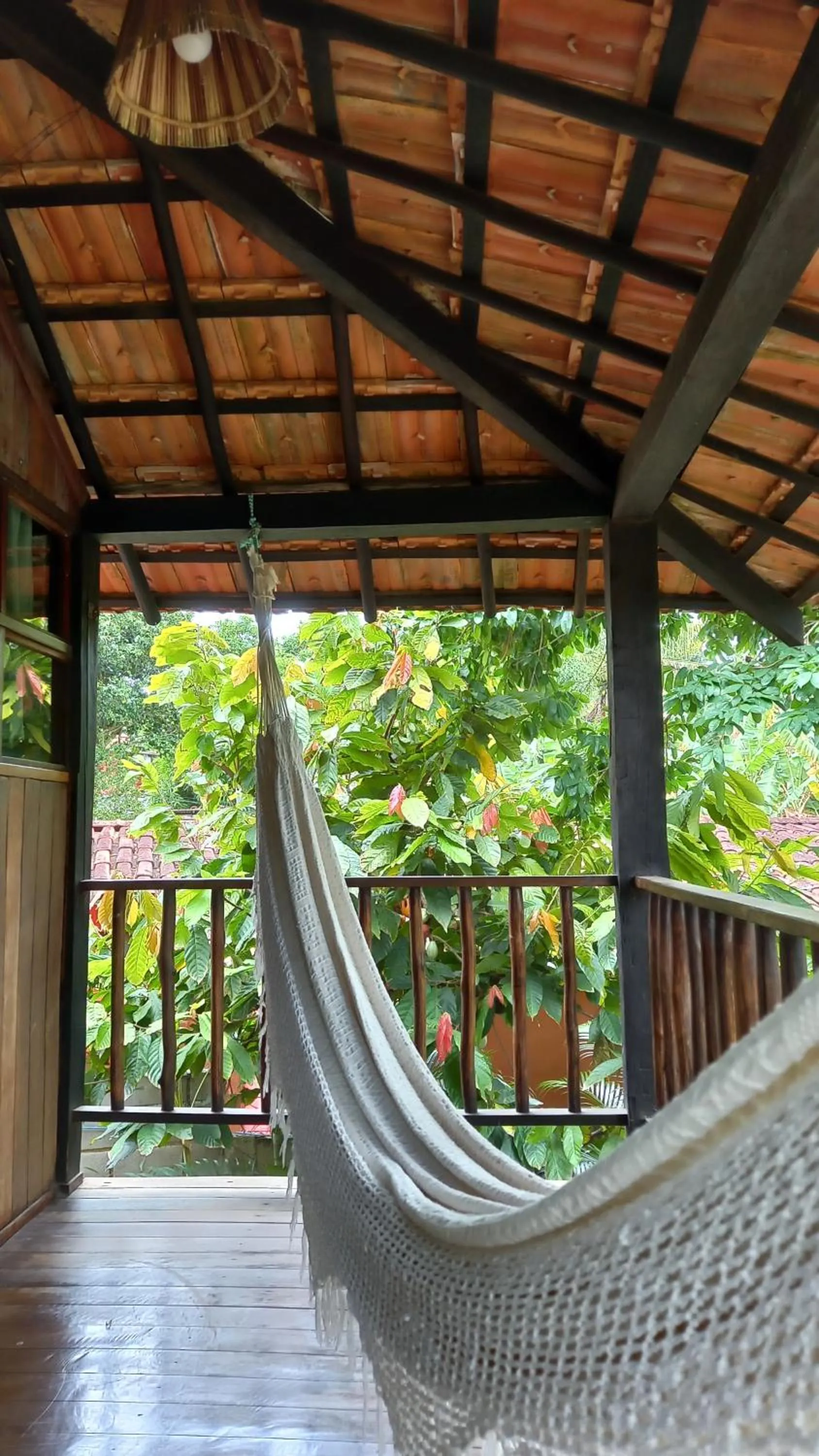 Balcony/Terrace in Pousada Atlântida
